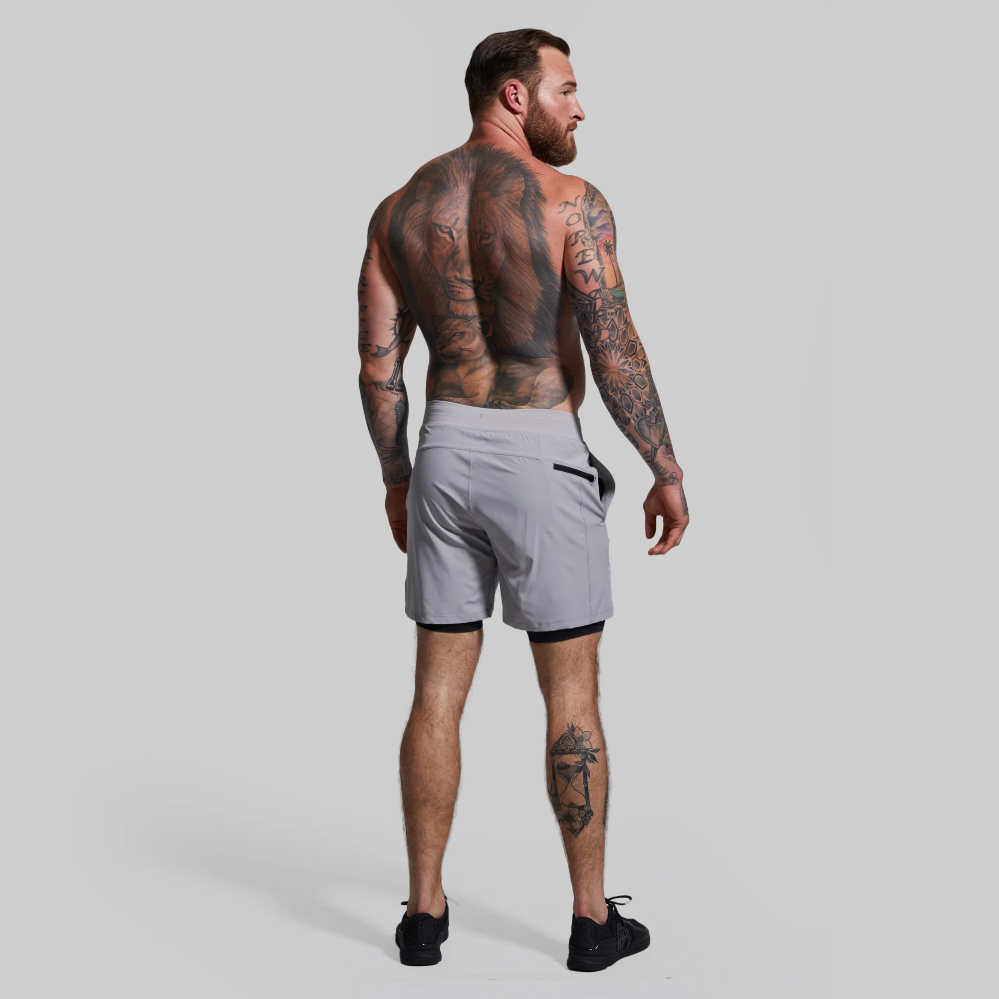Versatile Short w/ Compression 7" (Stone) - Image 7