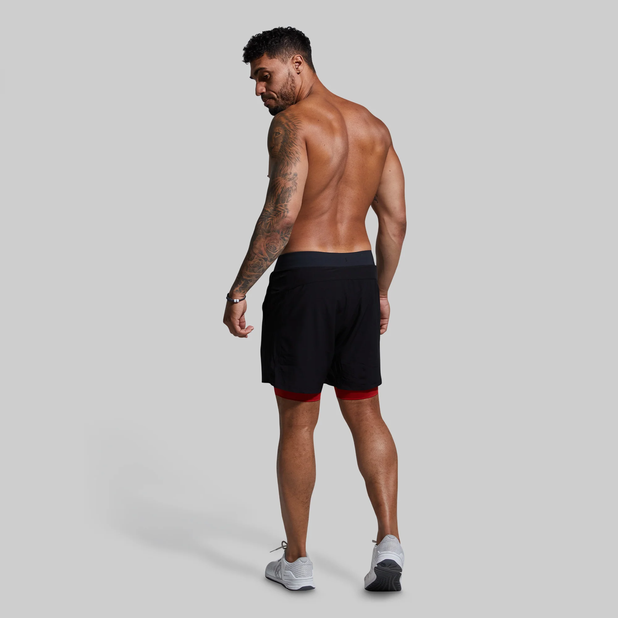 Versatile Short w/ Compression 7" (Thin Red Line Gunmetal) - Image 6