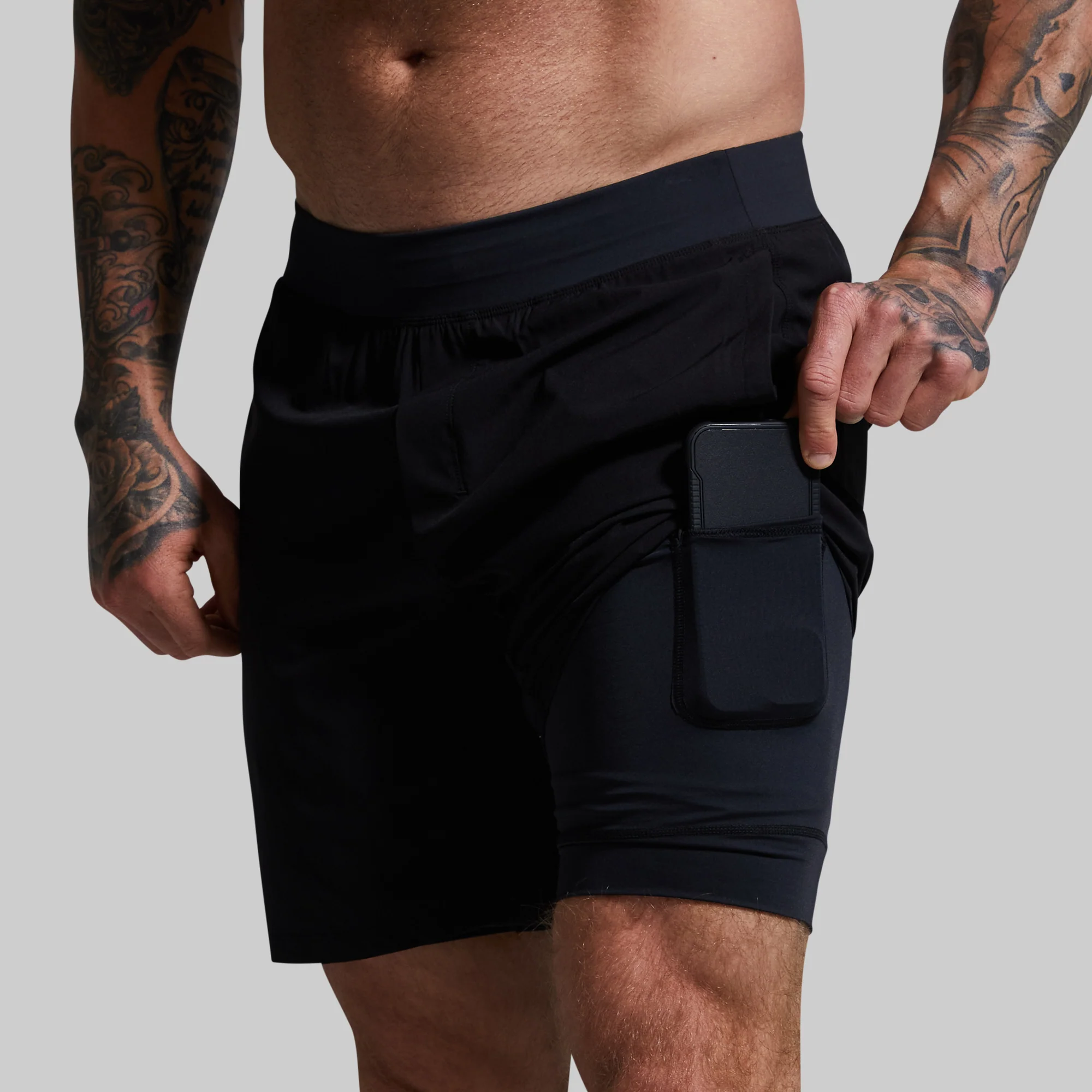 Versatile Short w/ Compression 9" (Black) - Image 2