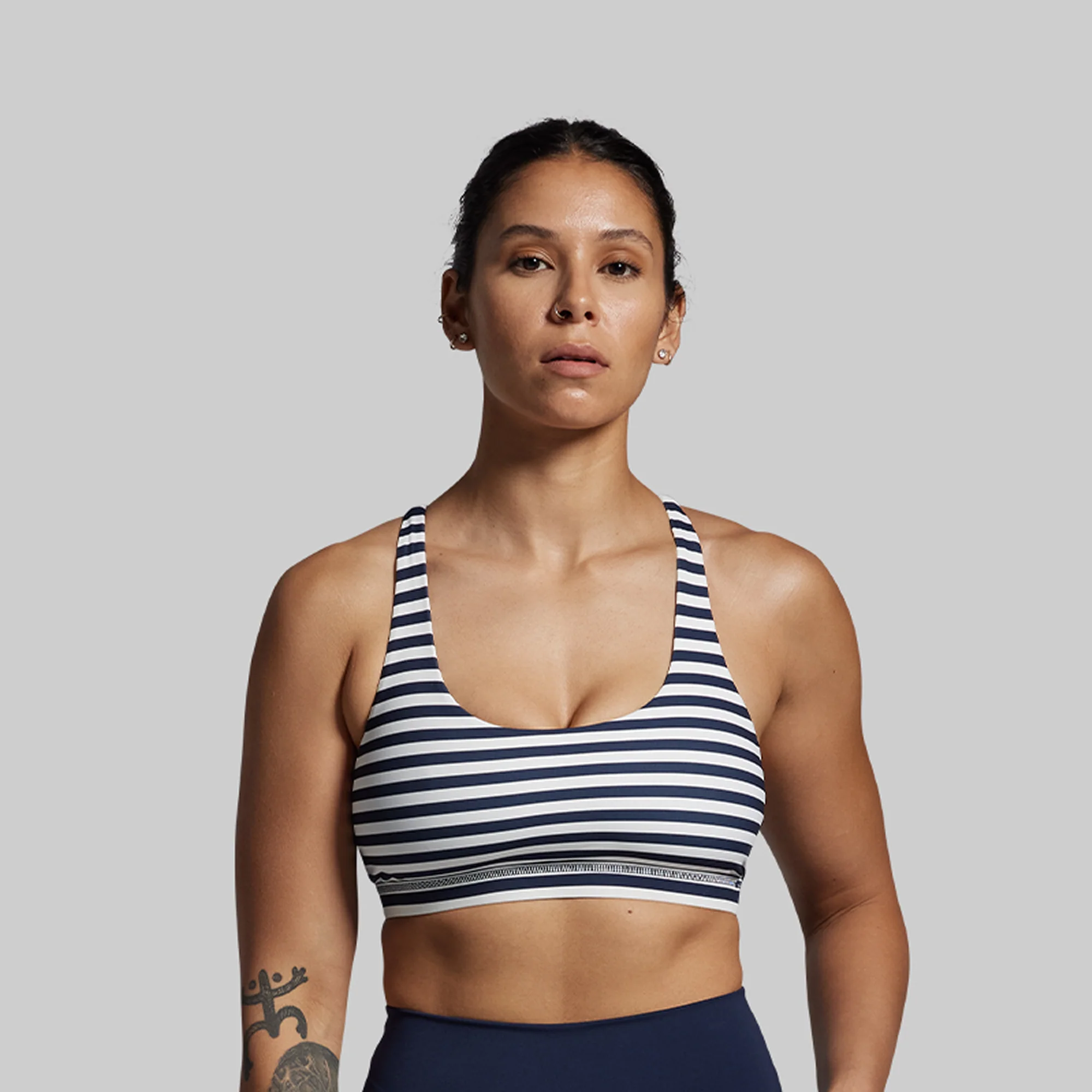Vitality Sports Bra 2.0 (BP Navy Stripe) - Image 2
