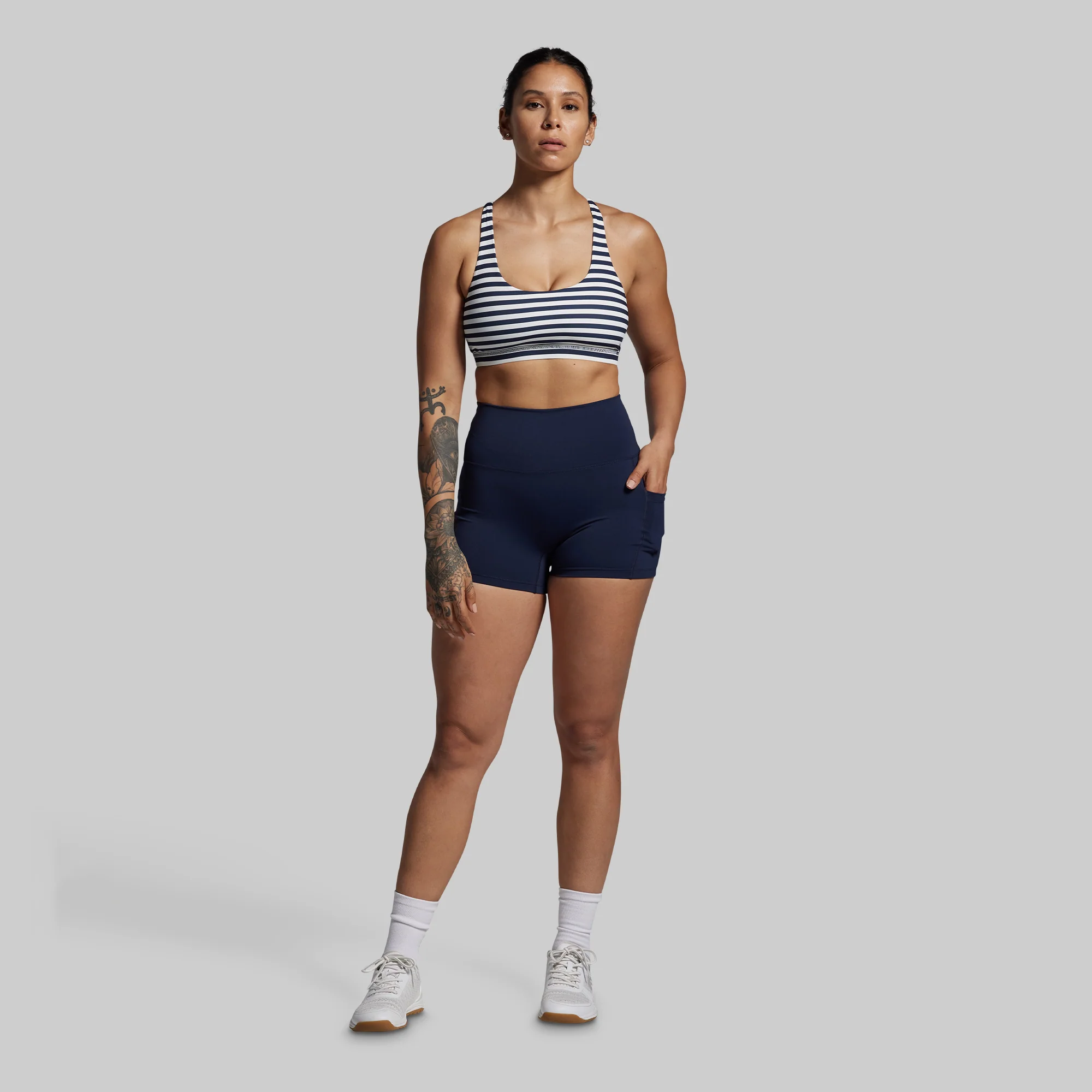 Vitality Sports Bra 2.0 (BP Navy Stripe) - Image 3