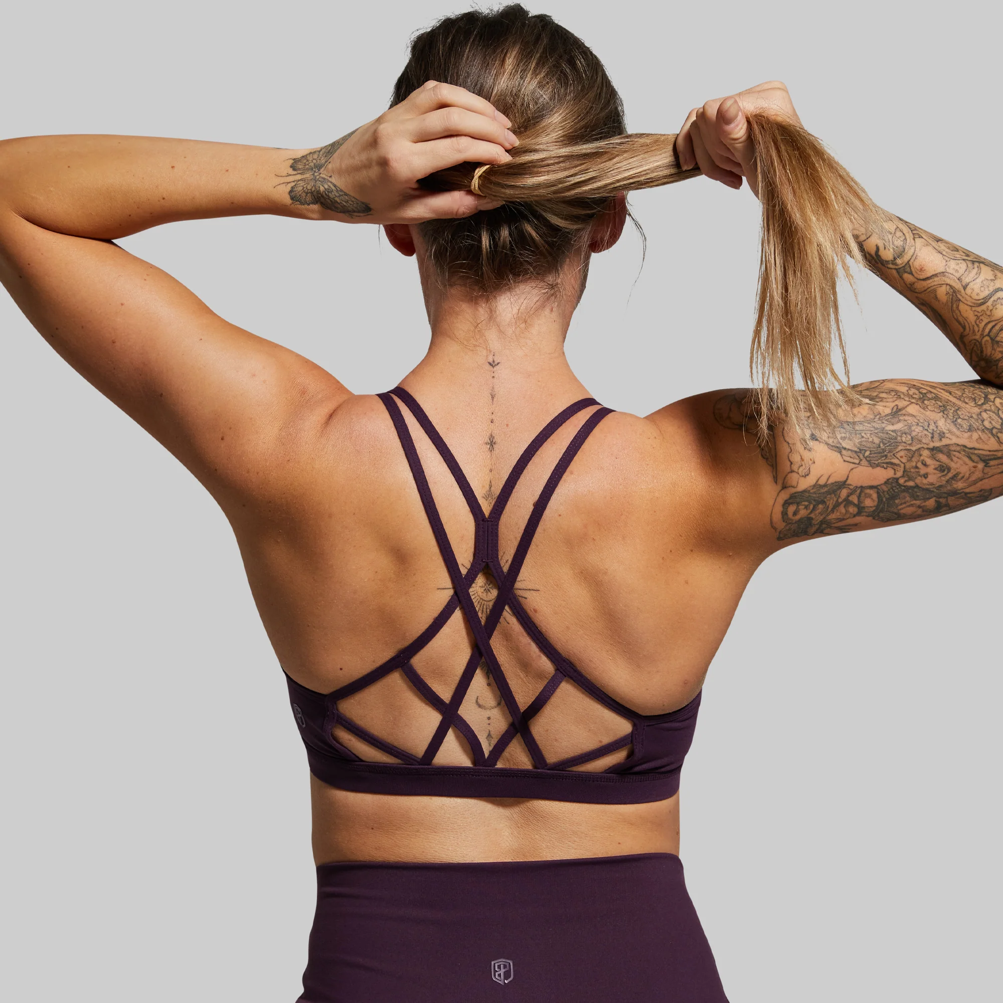 Warrior Original Sports Bra (Brand Strength-Plum) - Image 3
