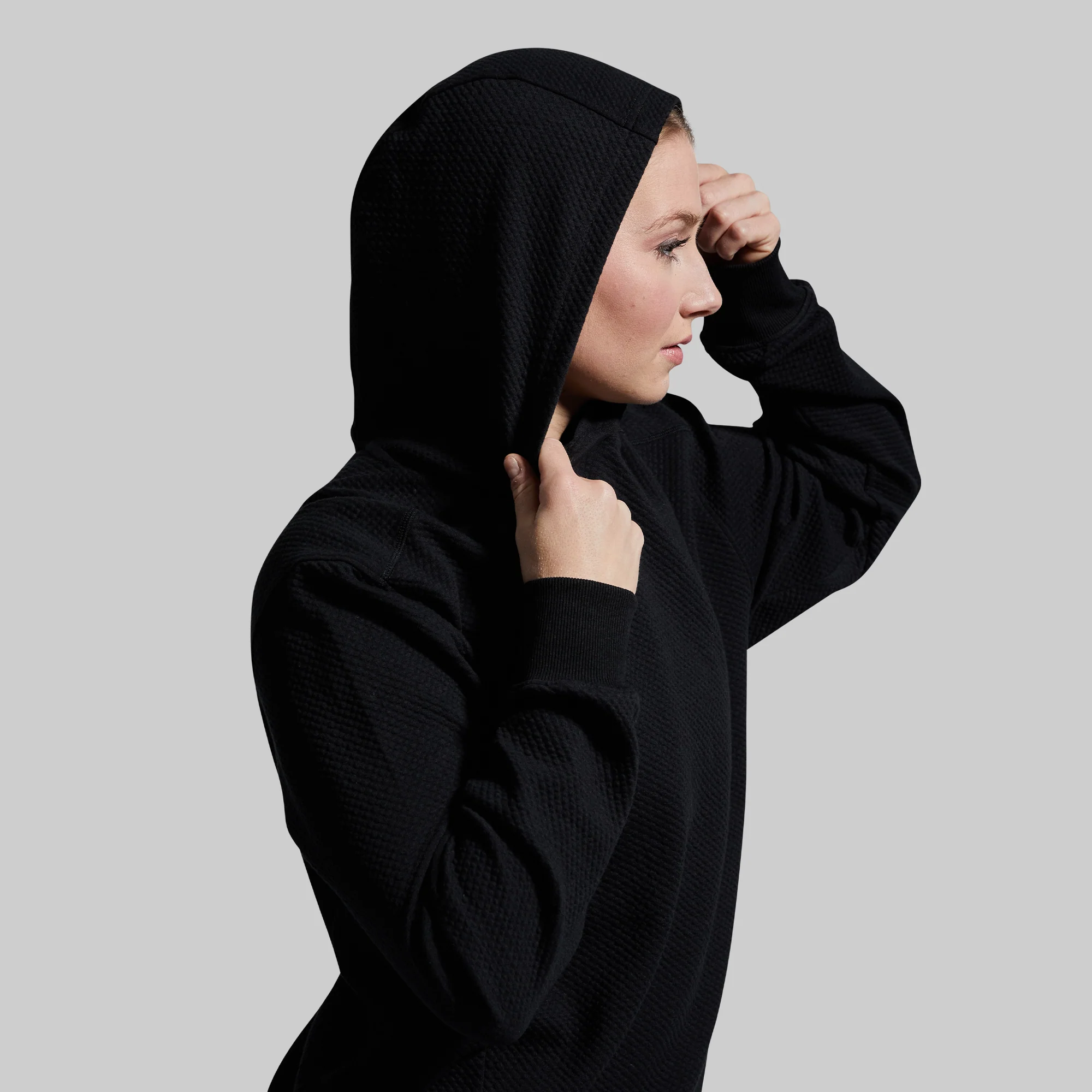 Women's Cloud Jogger Set (Black) - Image 4