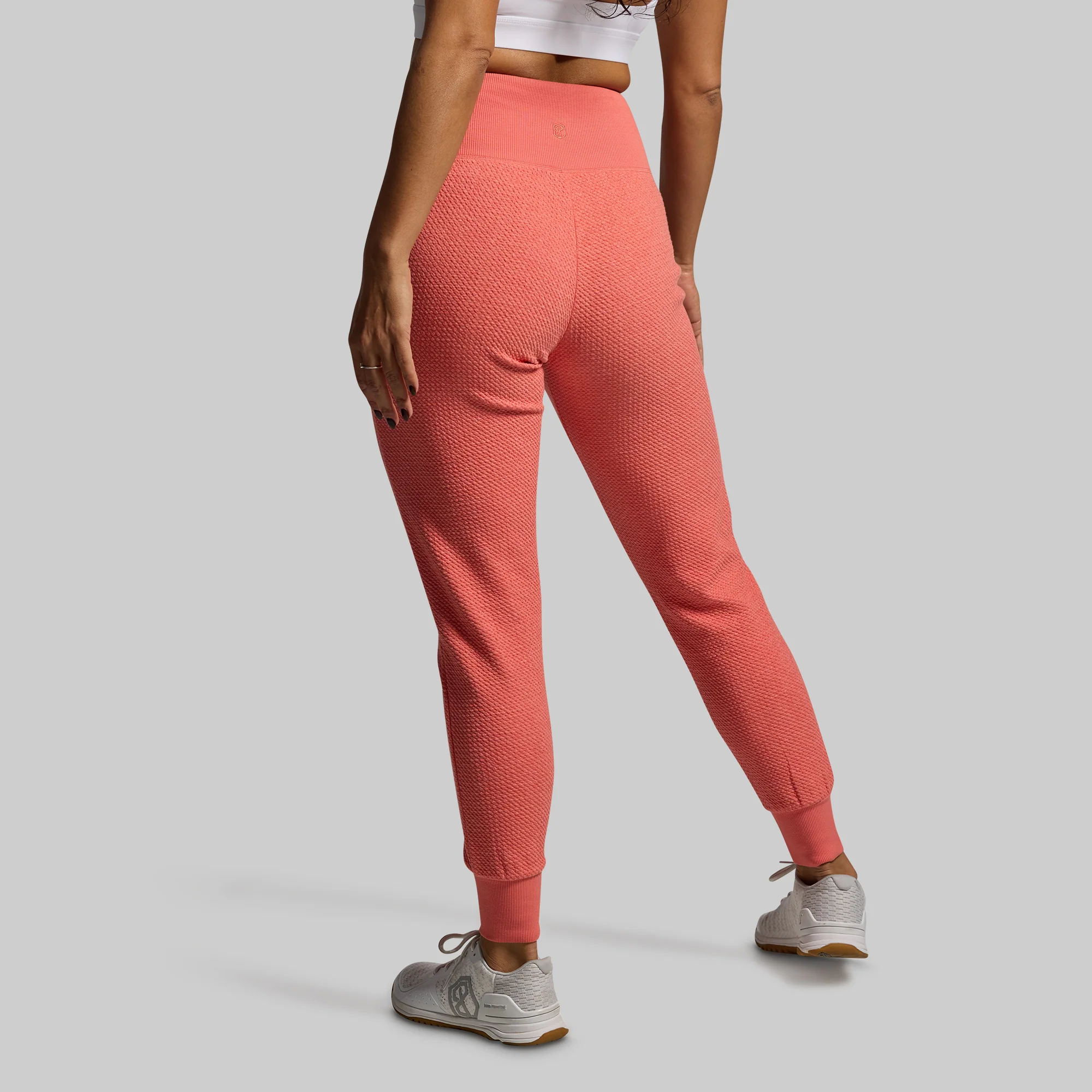 Women's Cloud Jogger Set (Hot Peach) - Image 5