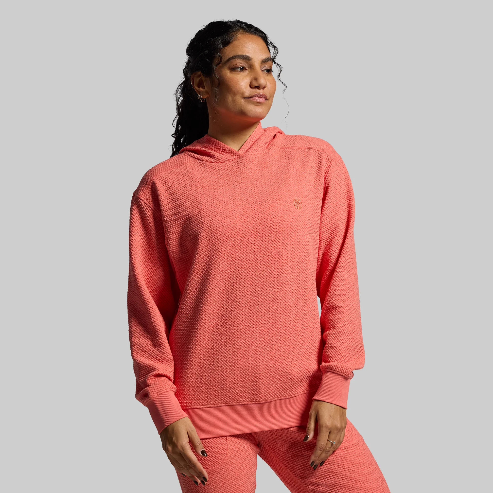 Women's Cloud Jogger Set (Hot Peach) - Image 6