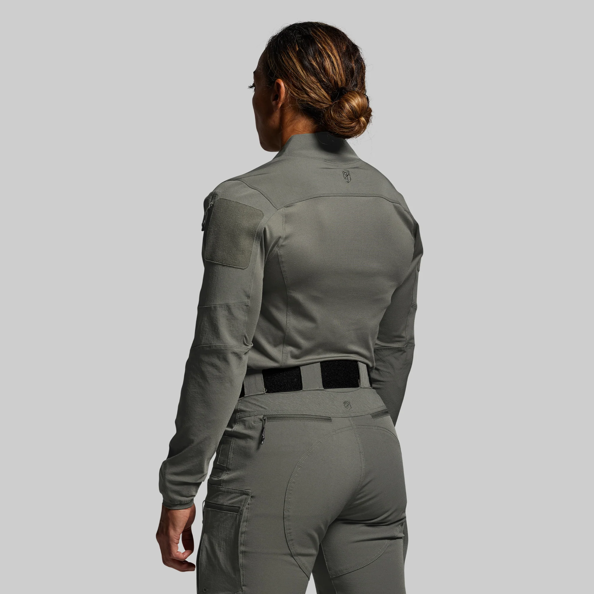 Women's Long Sleeve Op Top (Ranger Green) - Image 2