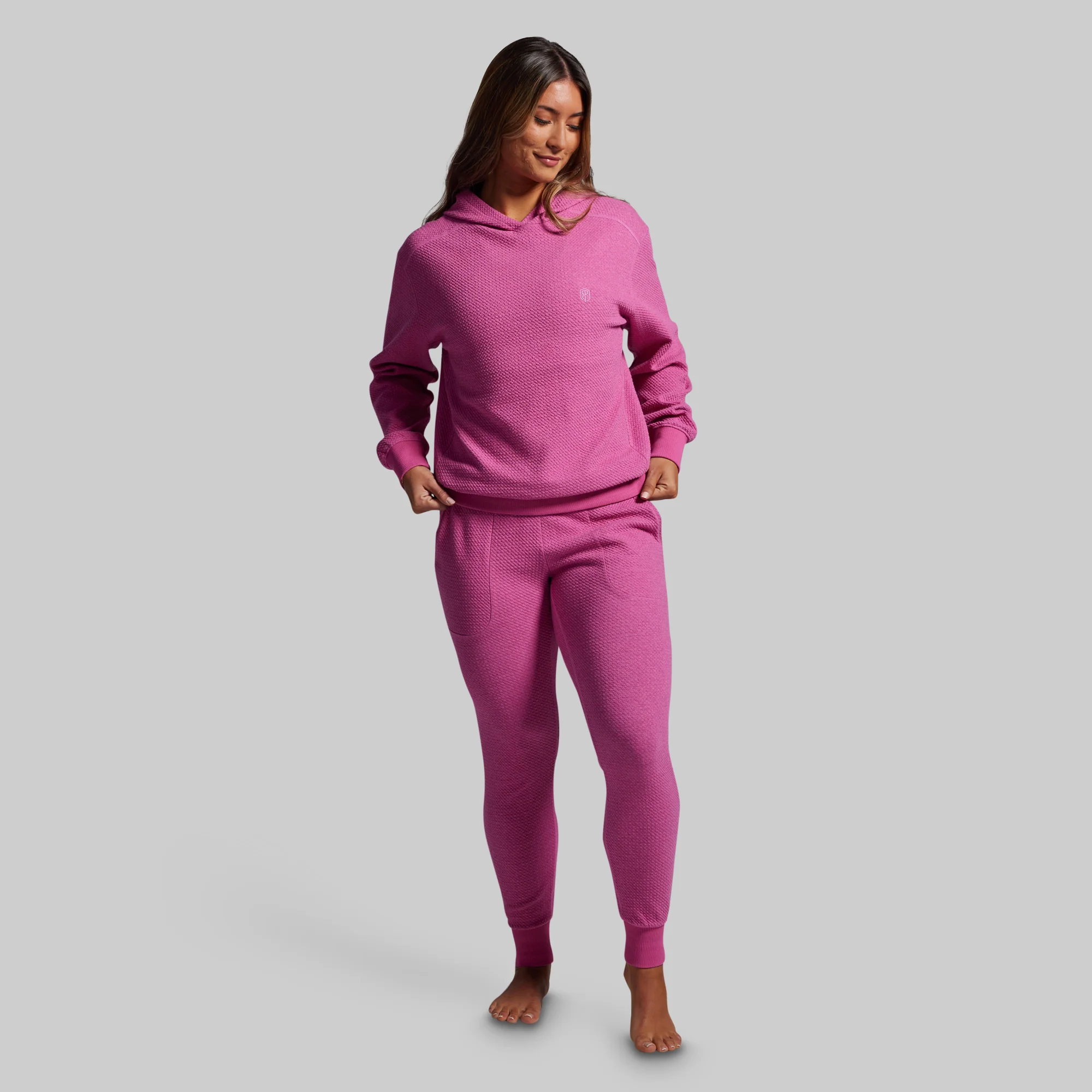 Women's Cloud Hoodie (Fuchsia) - Image 4