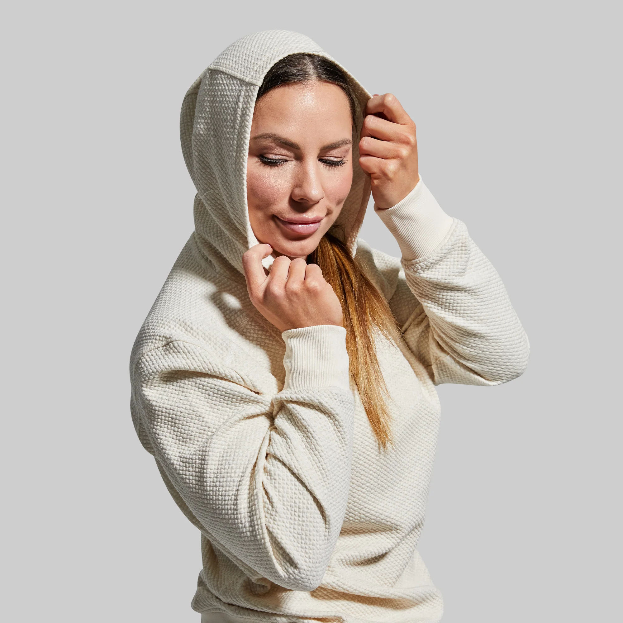 Women's Cloud Hoodie (Heather Oatmeal) - Image 4