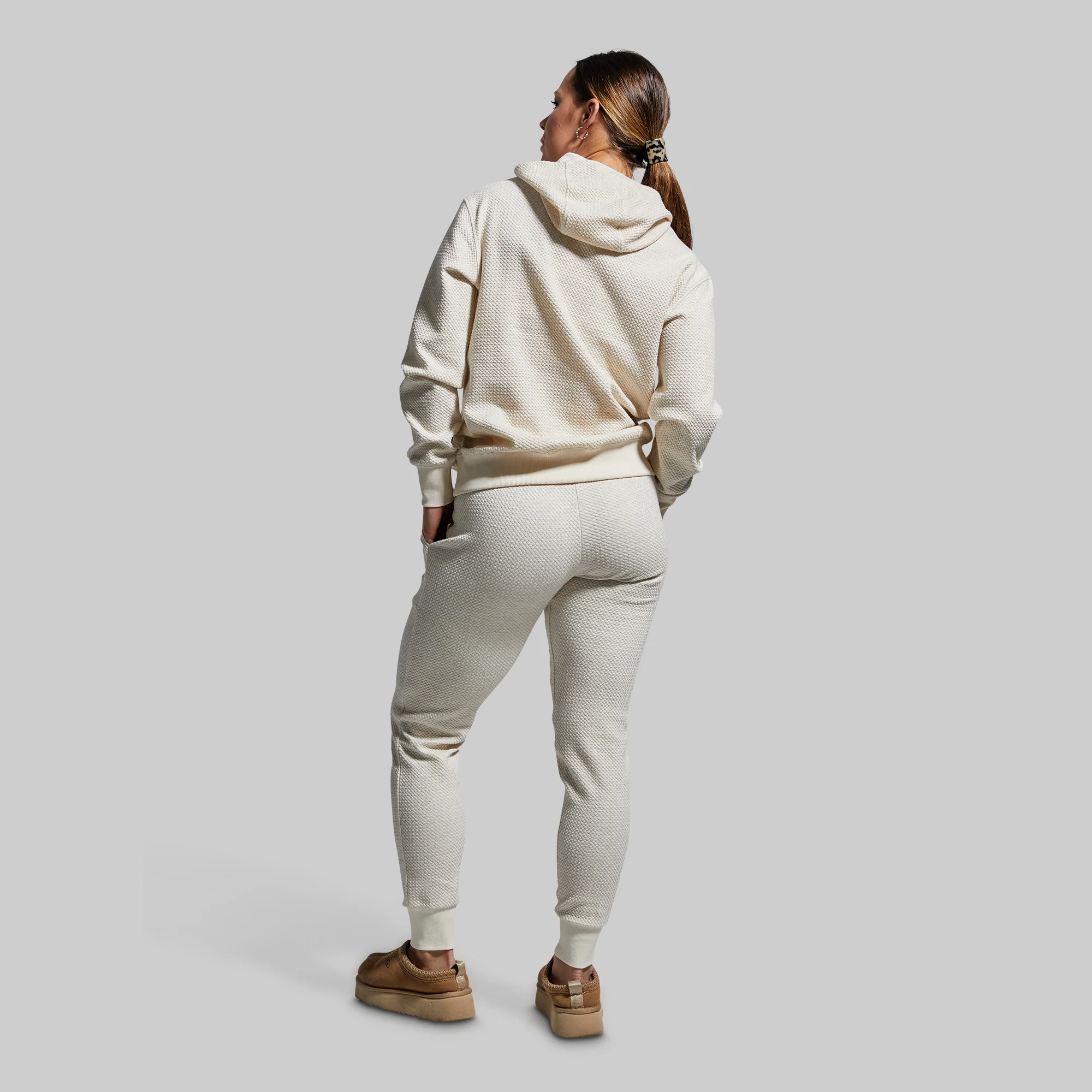 Women's Cloud Hoodie (Heather Oatmeal) - Image 9