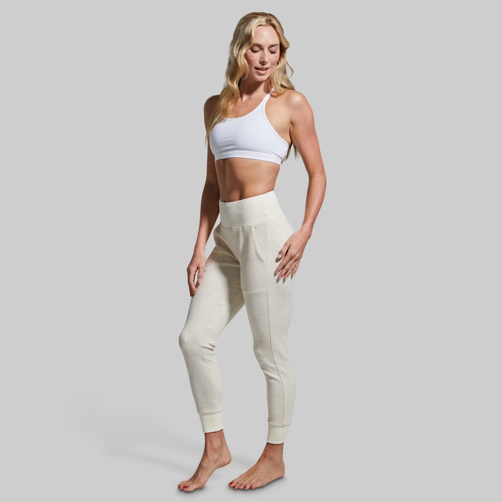 Women's Cloud Jogger (Heather Oatmeal) - Image 6