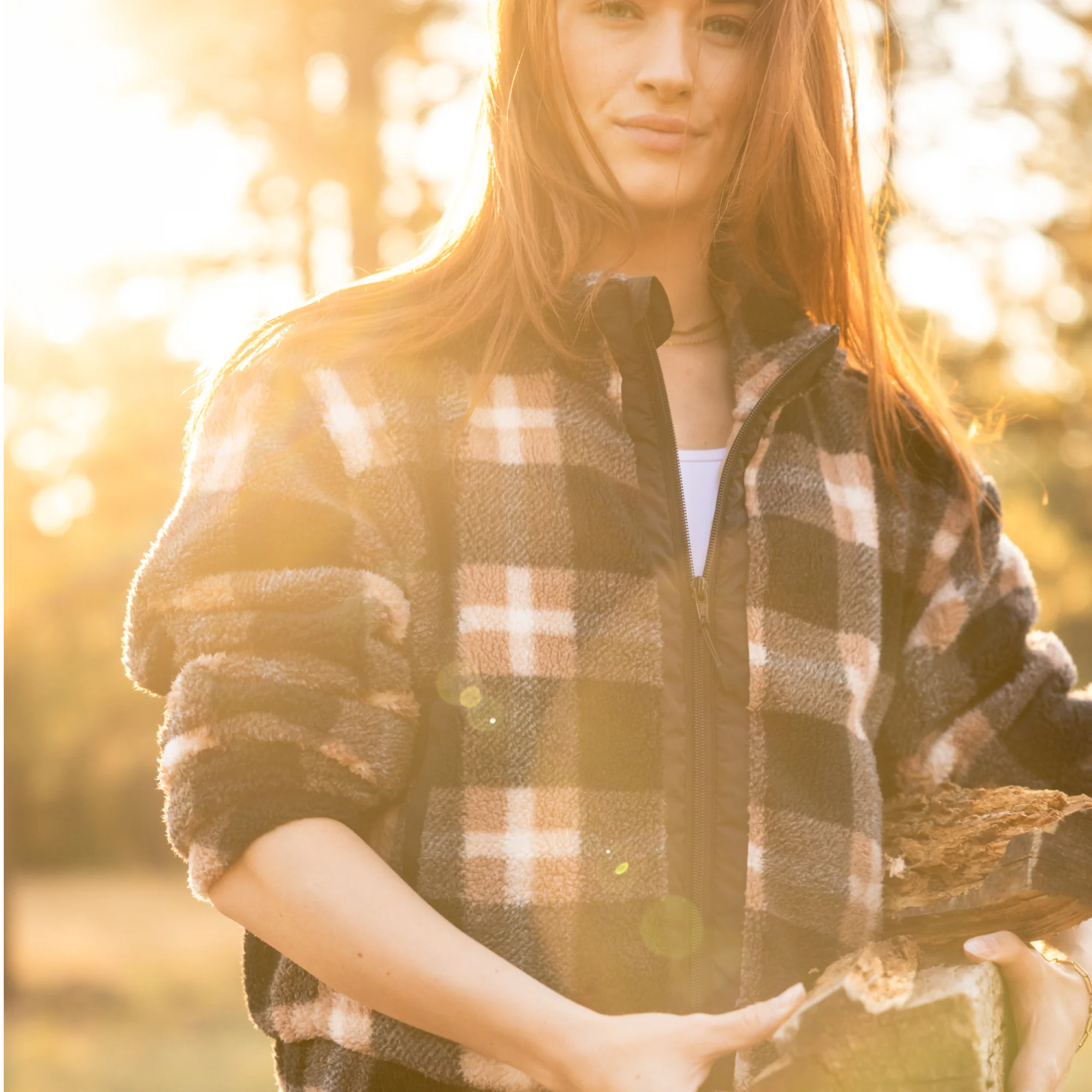 Women's Cropped Fleece Jacket (Kettle) - Image 2