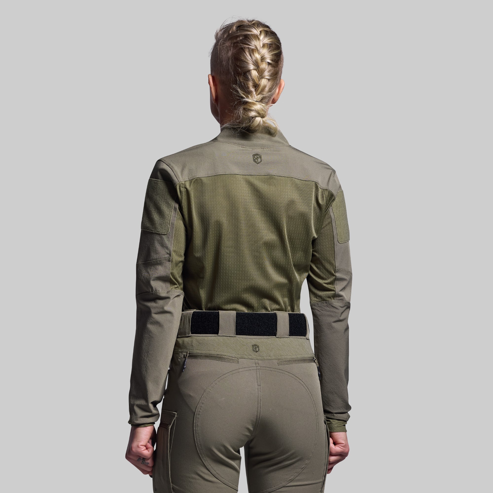 Women's Long Sleeve Op Top Pro (OD Green) - Image 2