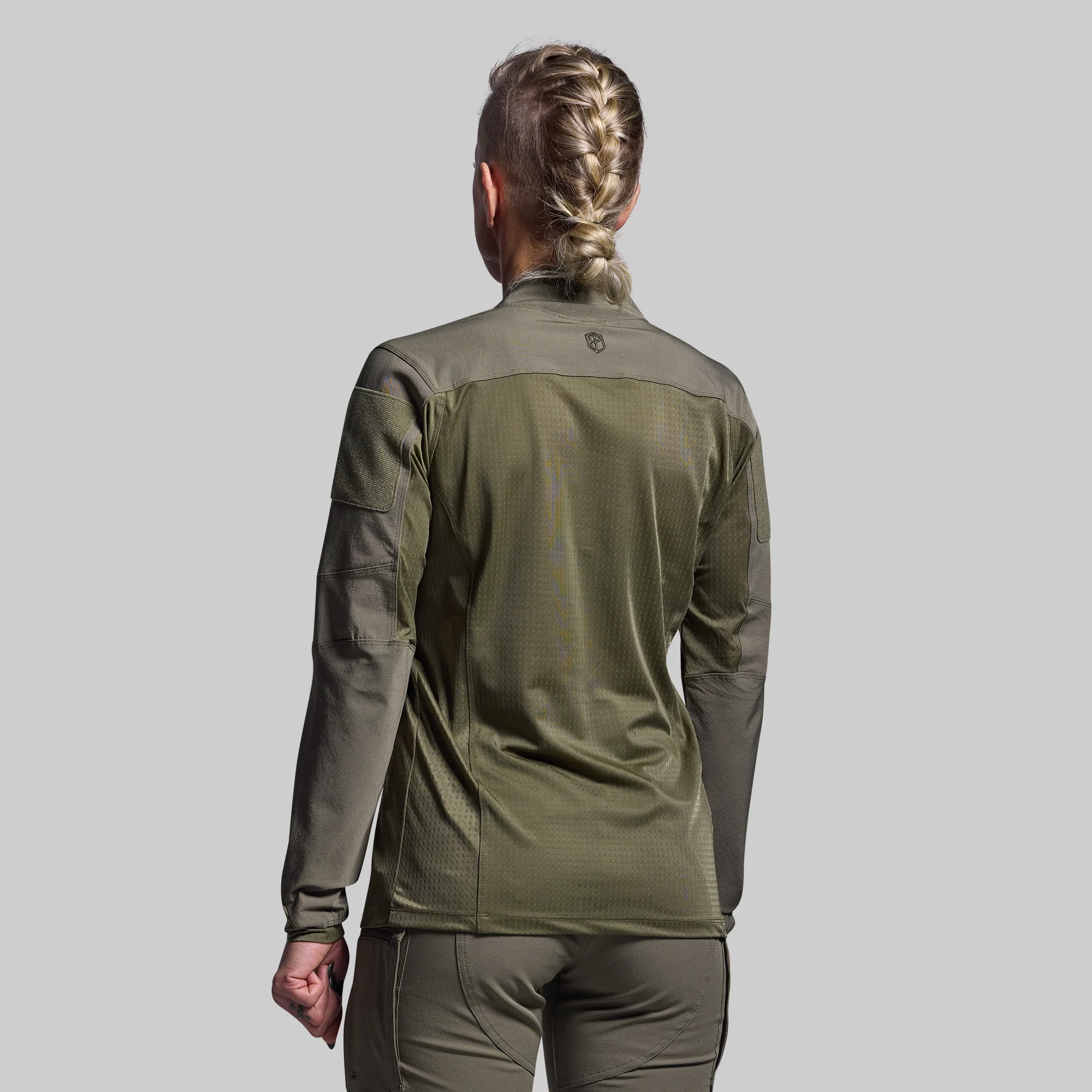 Women's Long Sleeve Op Top Pro (OD Green) - Image 8