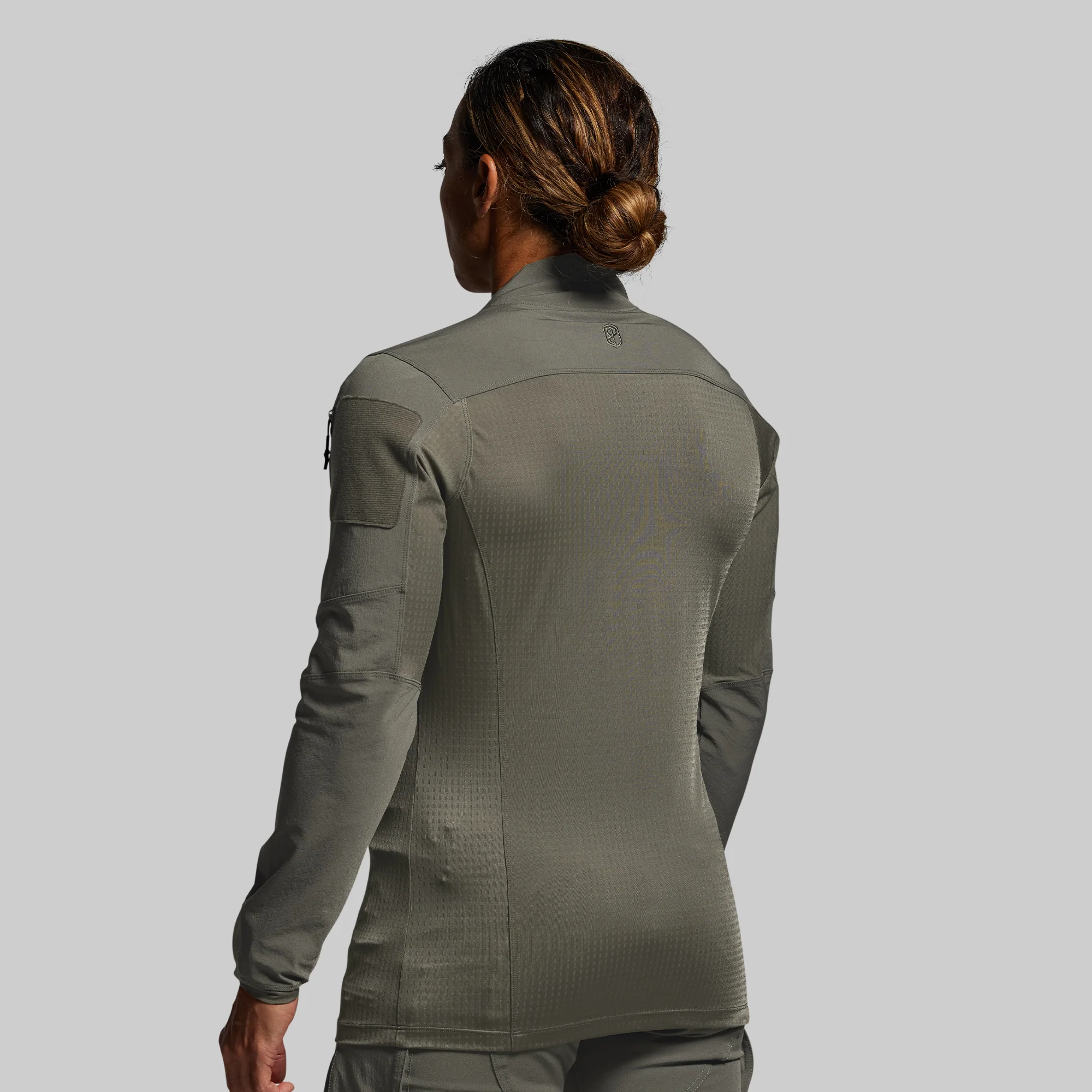 Women's Long Sleeve Op Top Pro (Ranger Green) - Image 8
