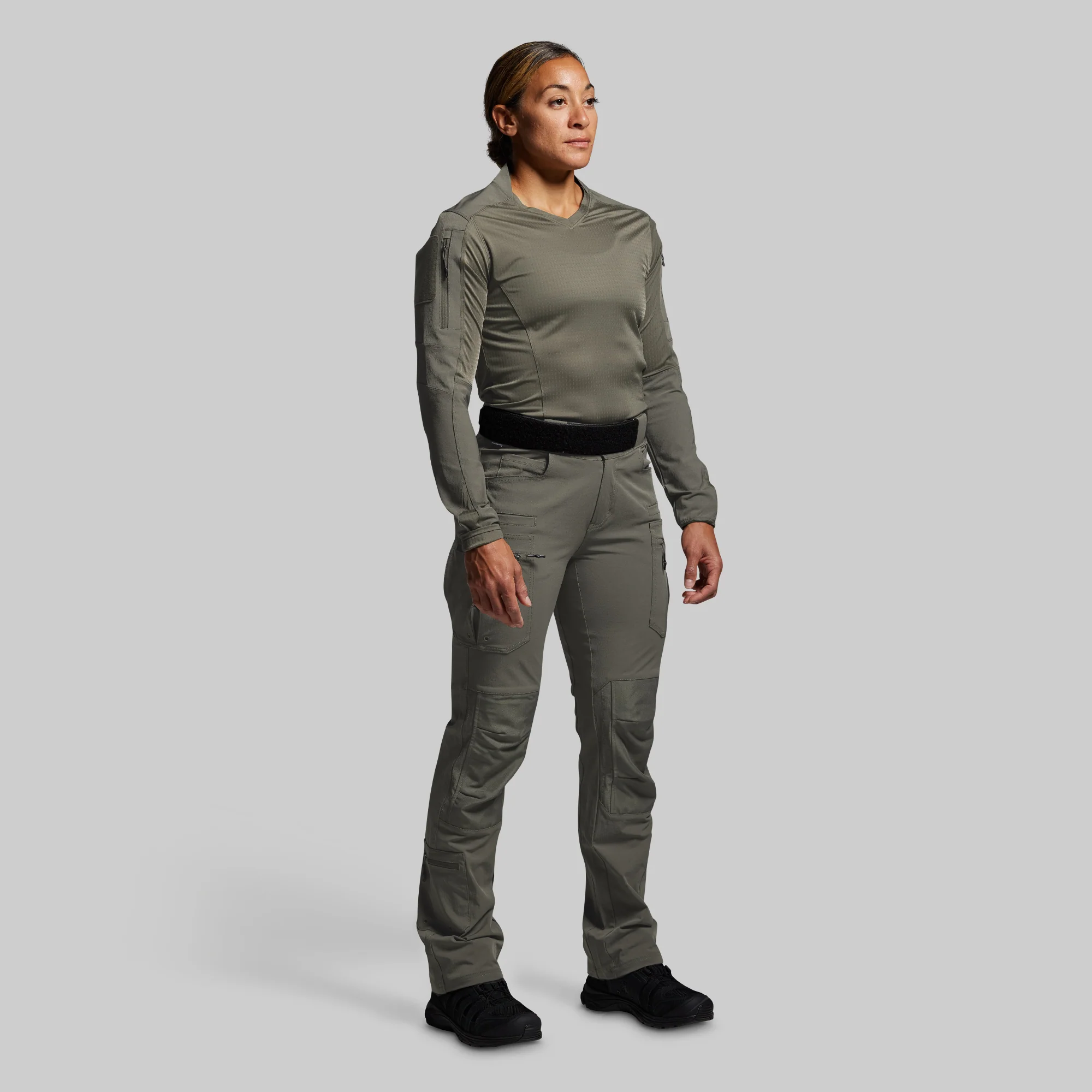 Women's Long Sleeve Op Top Pro (Ranger Green) - Image 9
