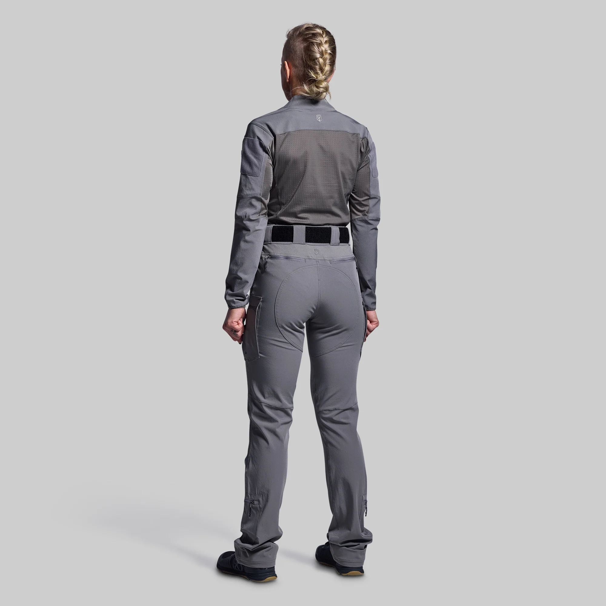 Women's Long Sleeve Op Top Pro (Wolf Grey) - Image 10