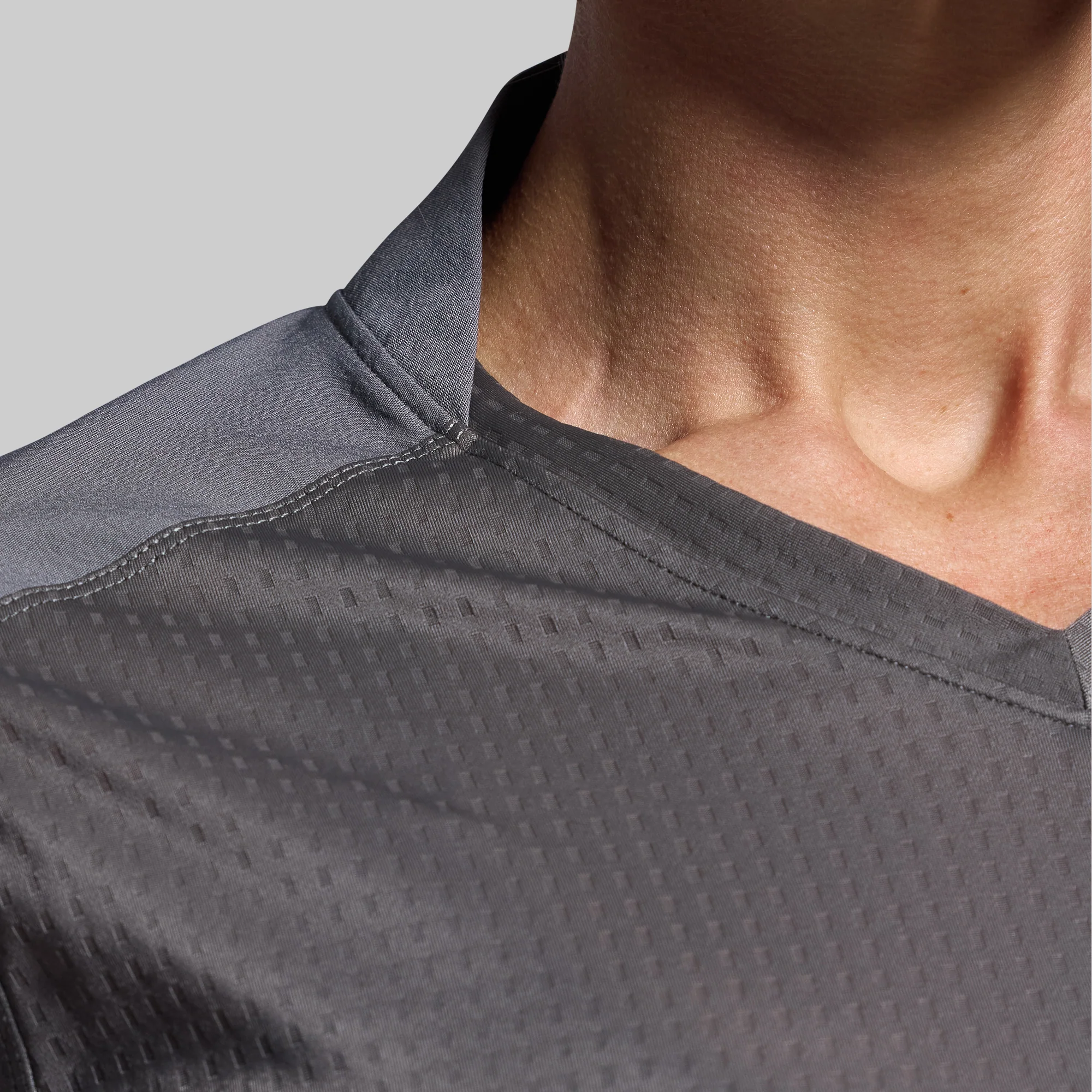 Women's Long Sleeve Op Top Pro (Wolf Grey) - Image 4