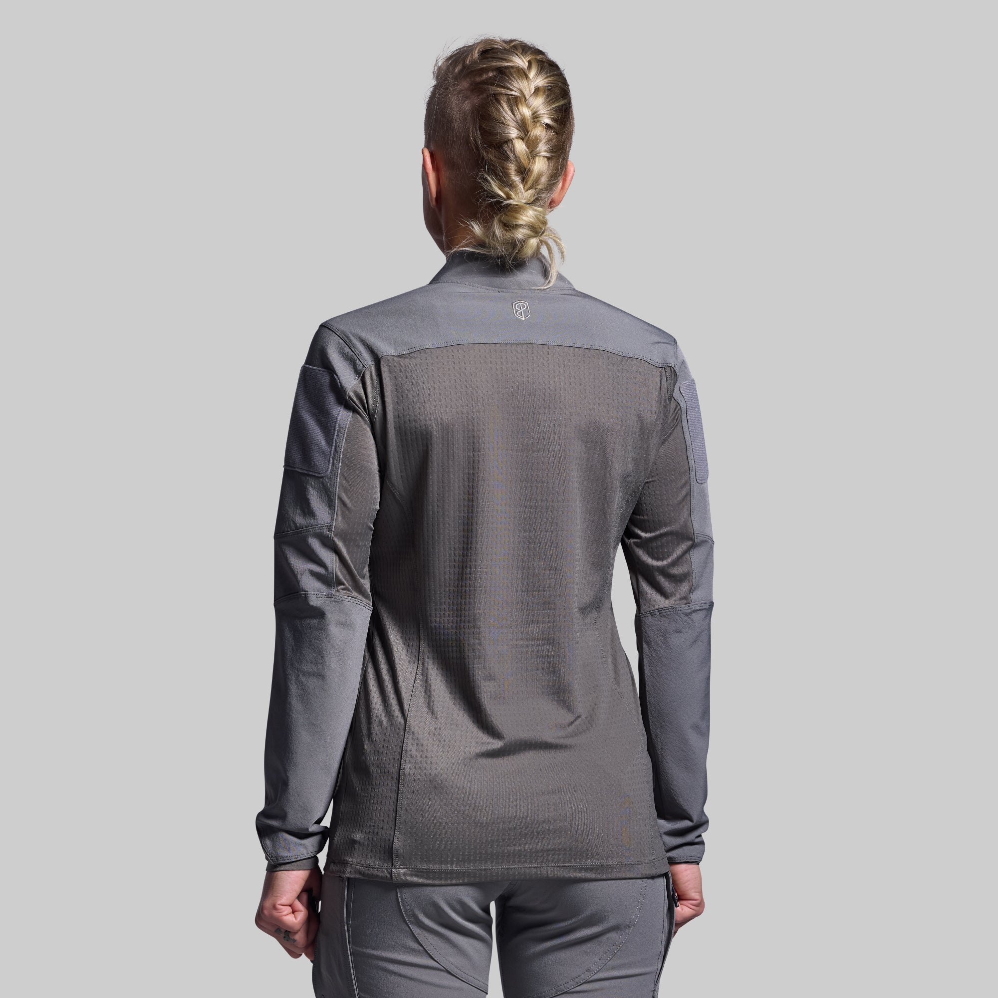 Women's Long Sleeve Op Top Pro (Wolf Grey) - Image 8