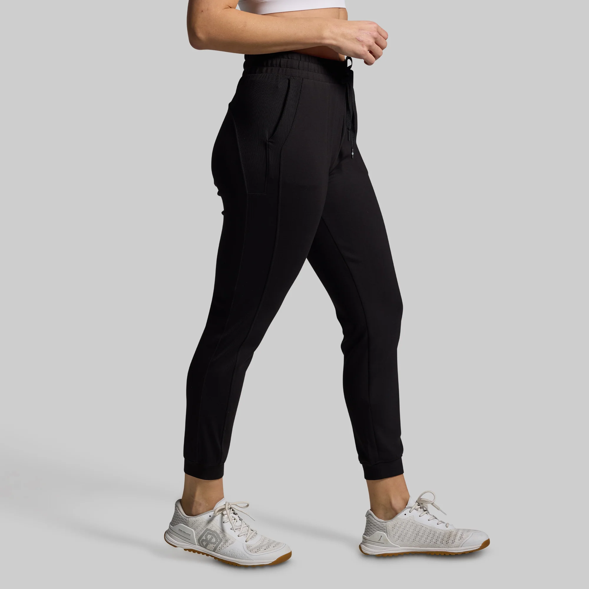 Women's Lounge Lux Jogger (Black) - Image 3