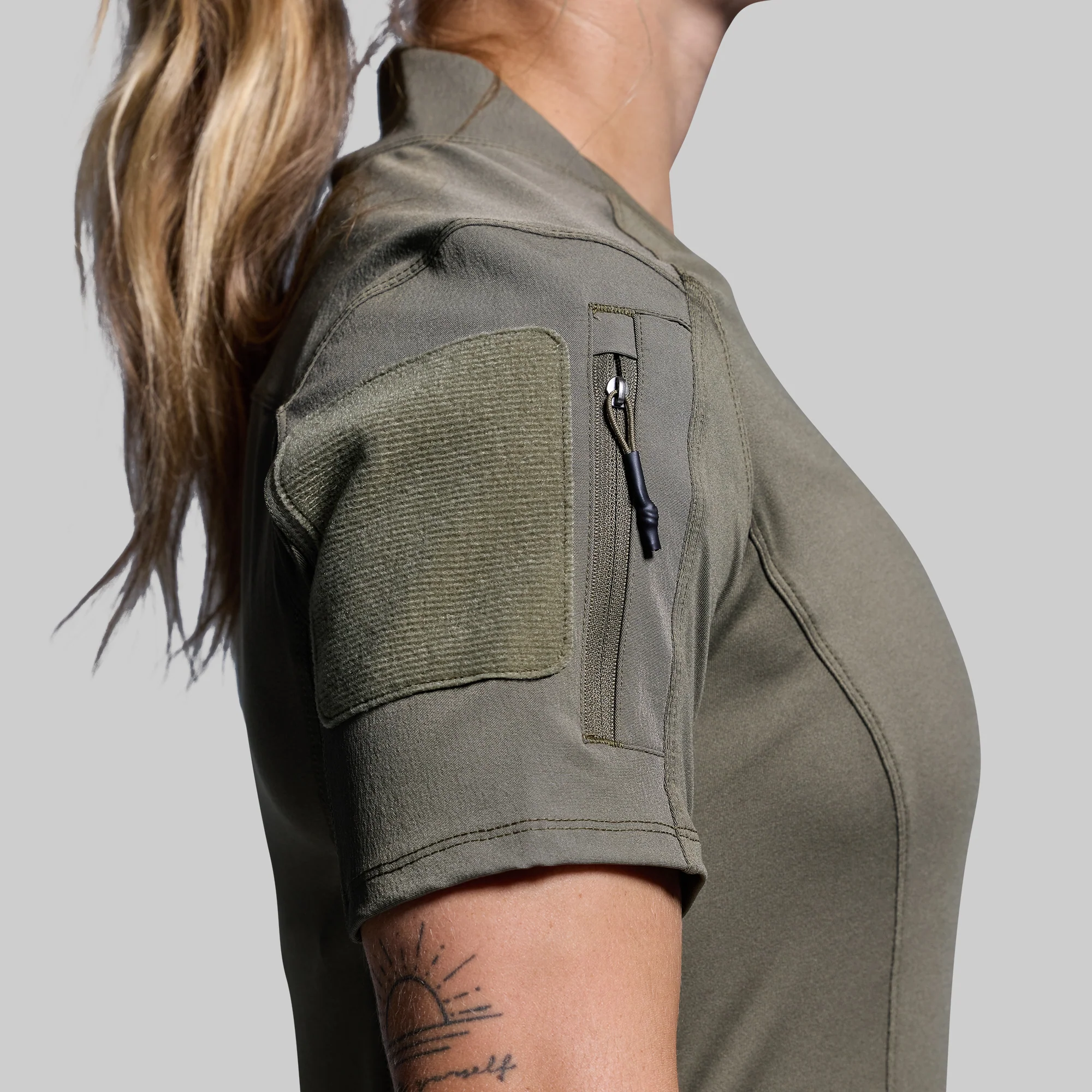 Women's Op Top (OD Green) - Image 3