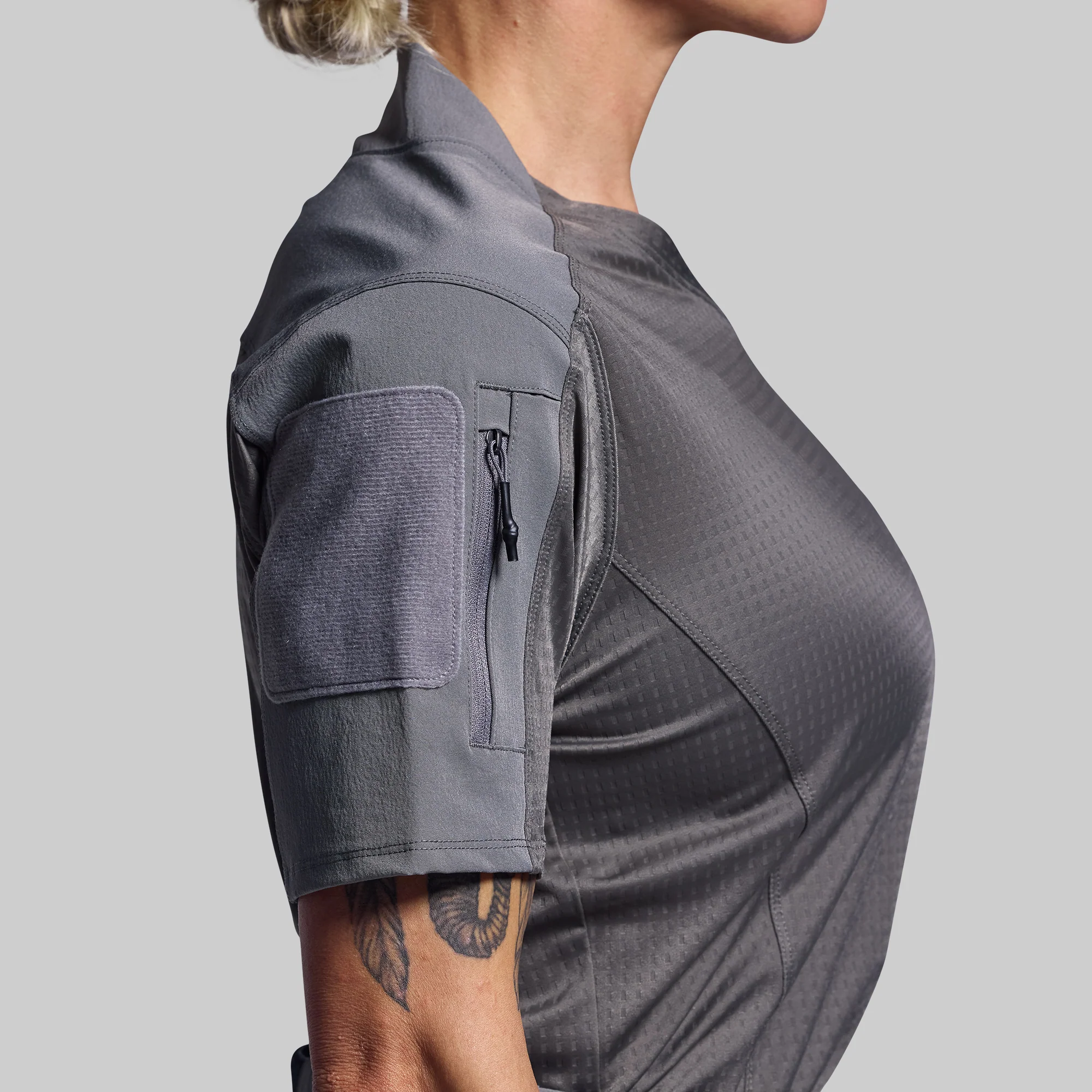Women's Op Top Pro (Wolf Grey) - Image 5