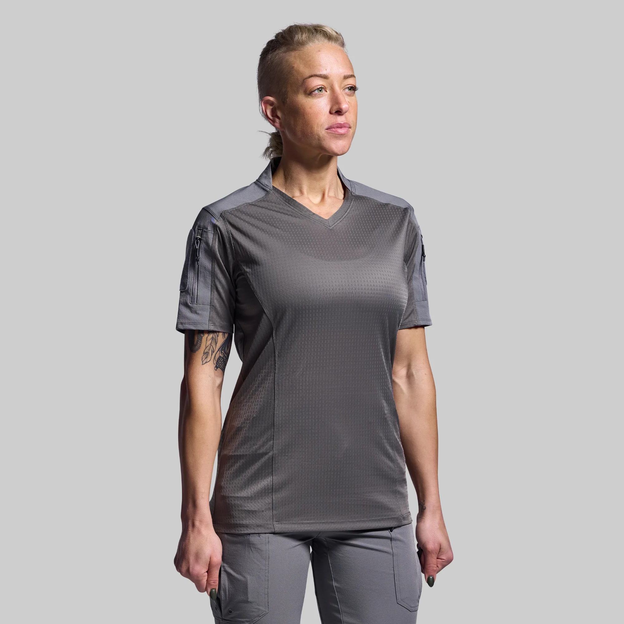 Women's Op Top Pro (Wolf Grey) - Image 7