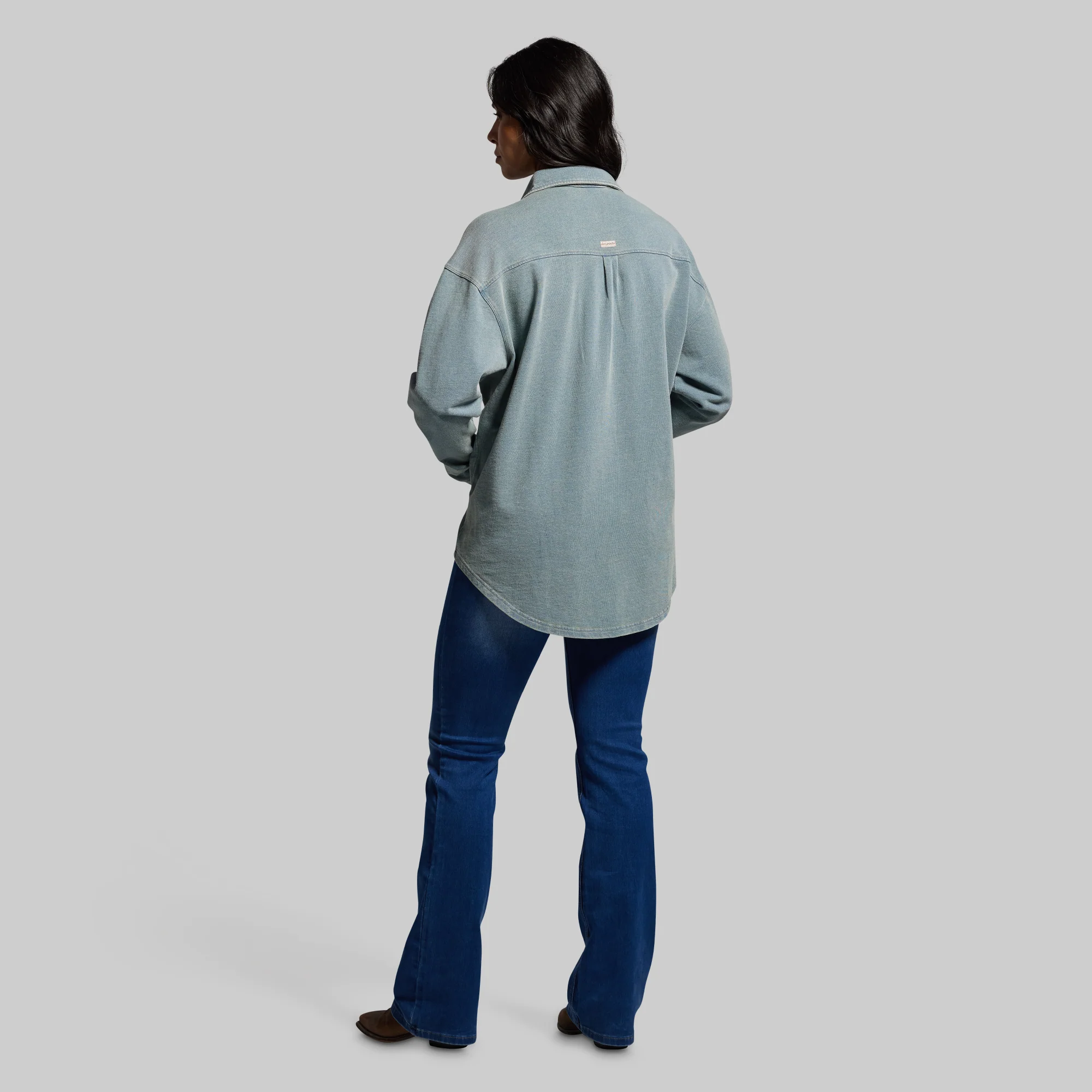 Women's Oversized Stretch Denim (Vintage Wash) - Image 7