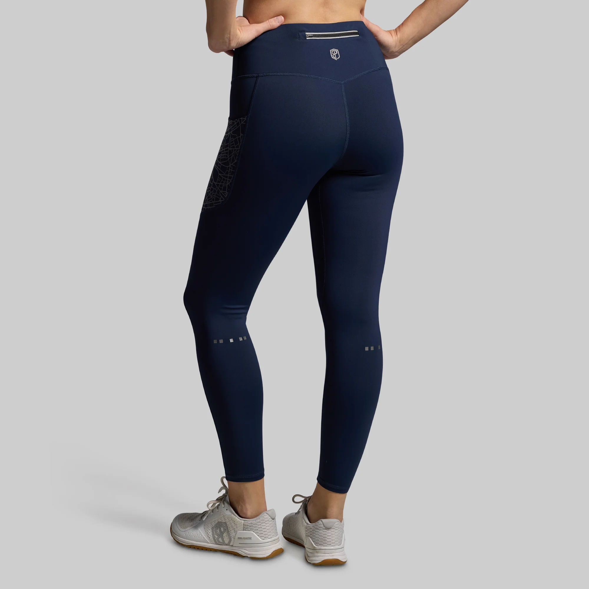 Women's Pace Running Tight (BP Navy) - Image 2
