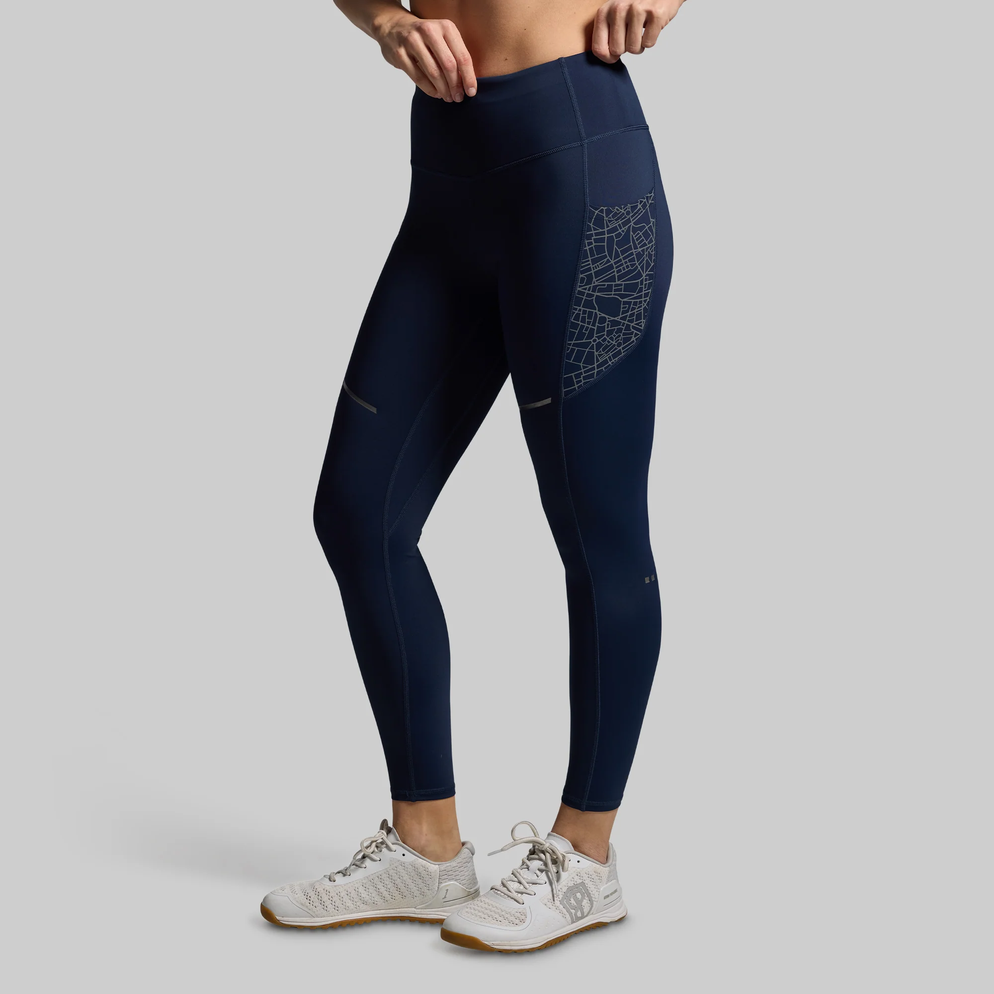 Women's Pace Running Tight (BP Navy) - Image 6
