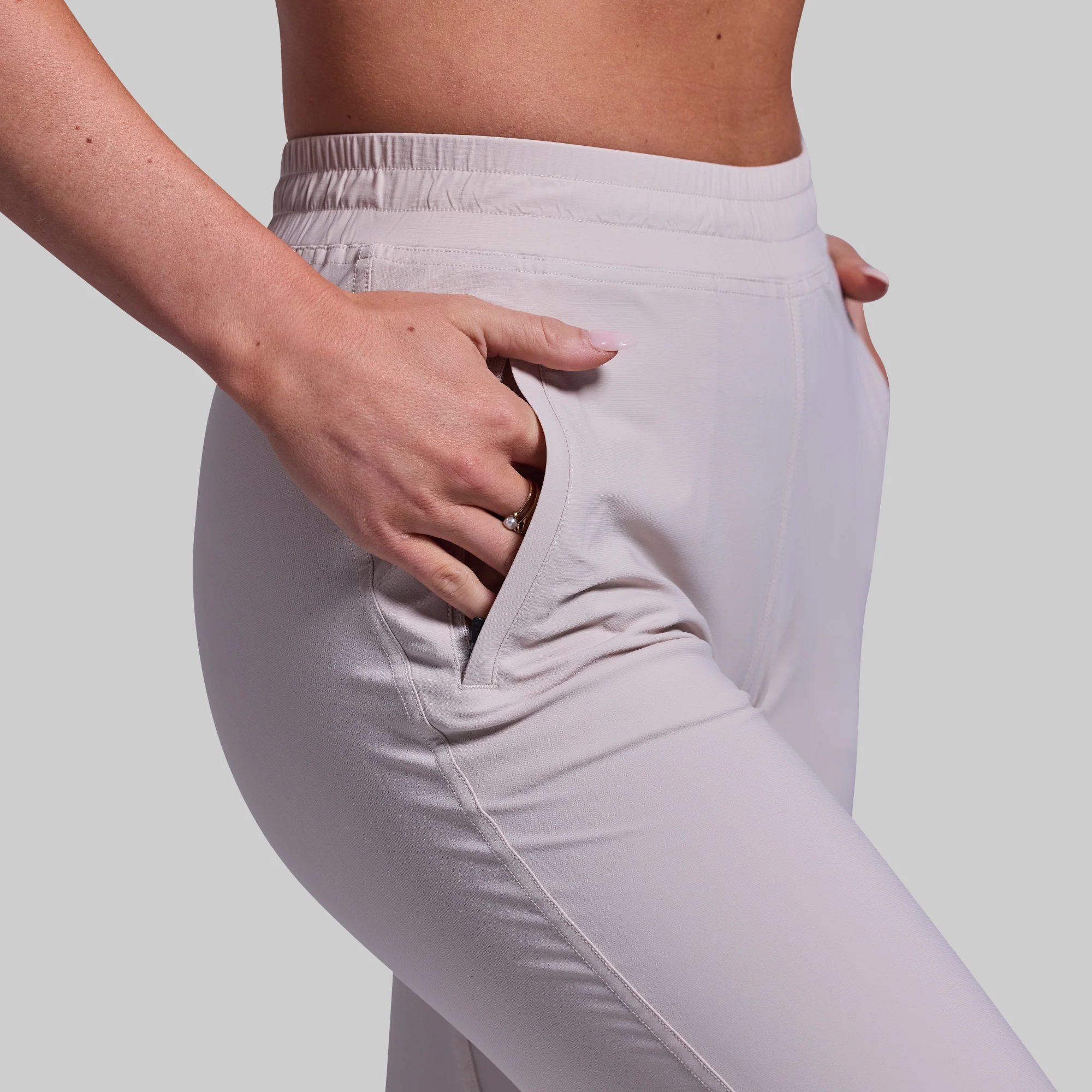 Women's Performance Jogger (Oatmeal) - Image 4