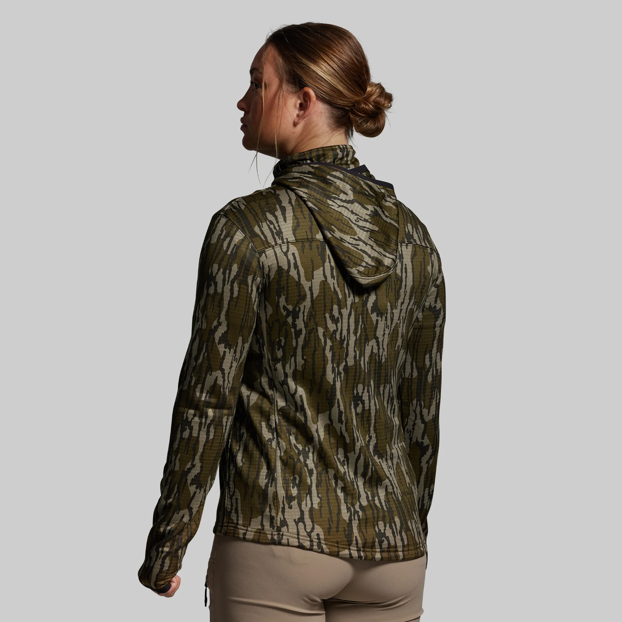 Women's Quiver Half Zip Hoodie 2.0 (Mossy Oak® Original Bottomland® 2025) - Image 2
