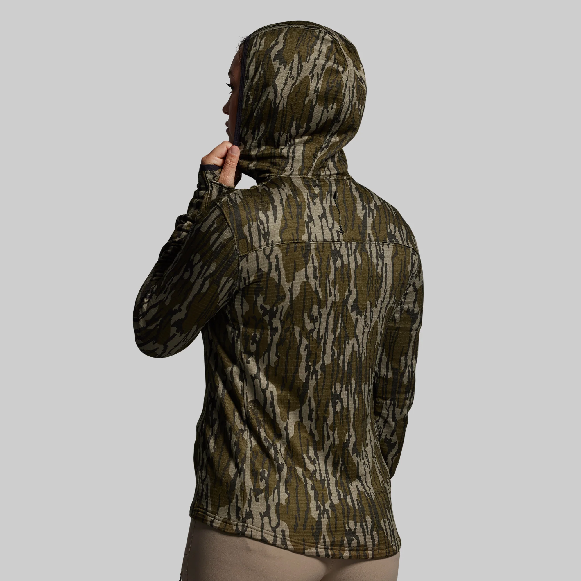 Women's Quiver Half Zip Hoodie 2.0 (Mossy Oak® Original Bottomland® 2025) - Image 8