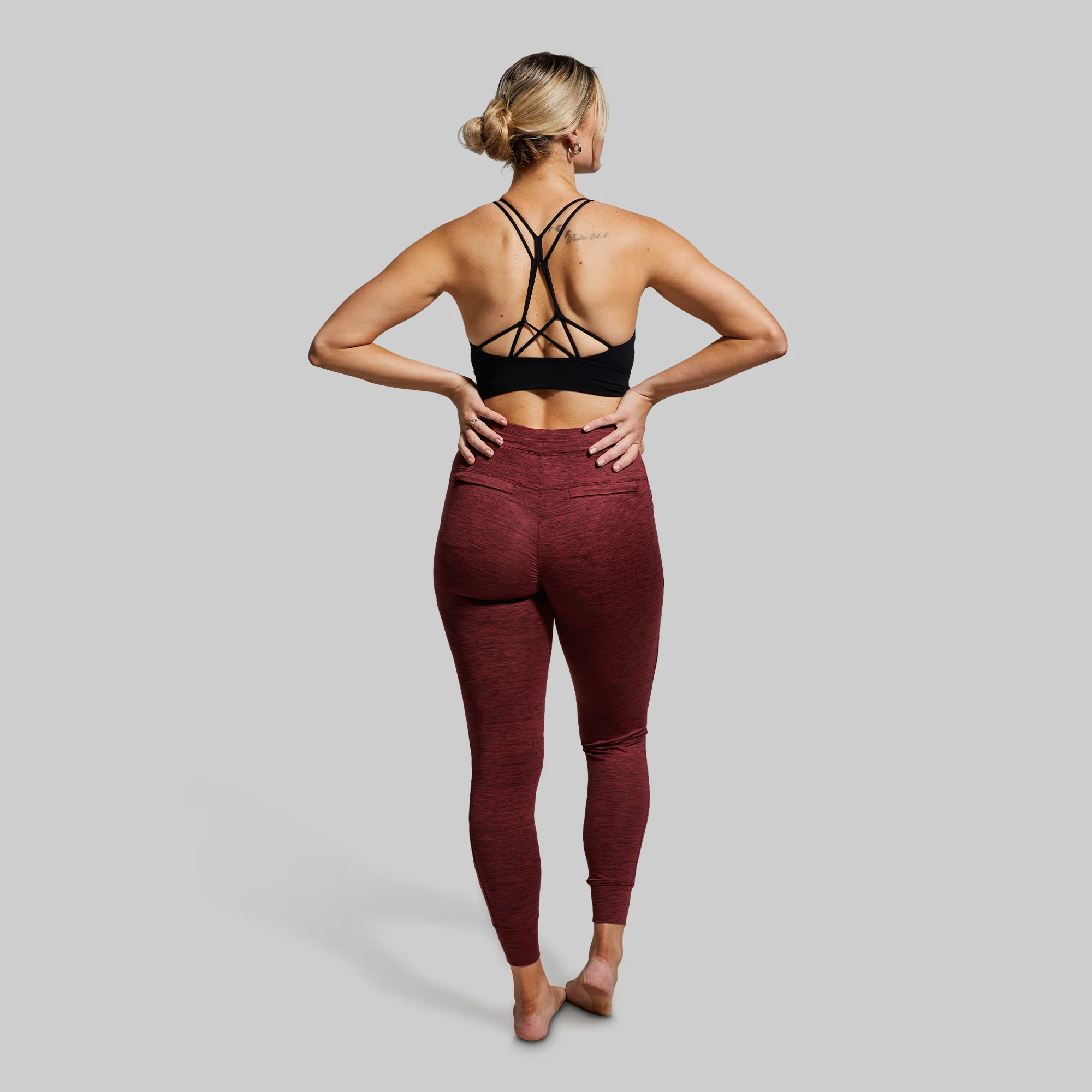 Women's Rest Day Athleisure Jogger (Maroon) - Image 6
