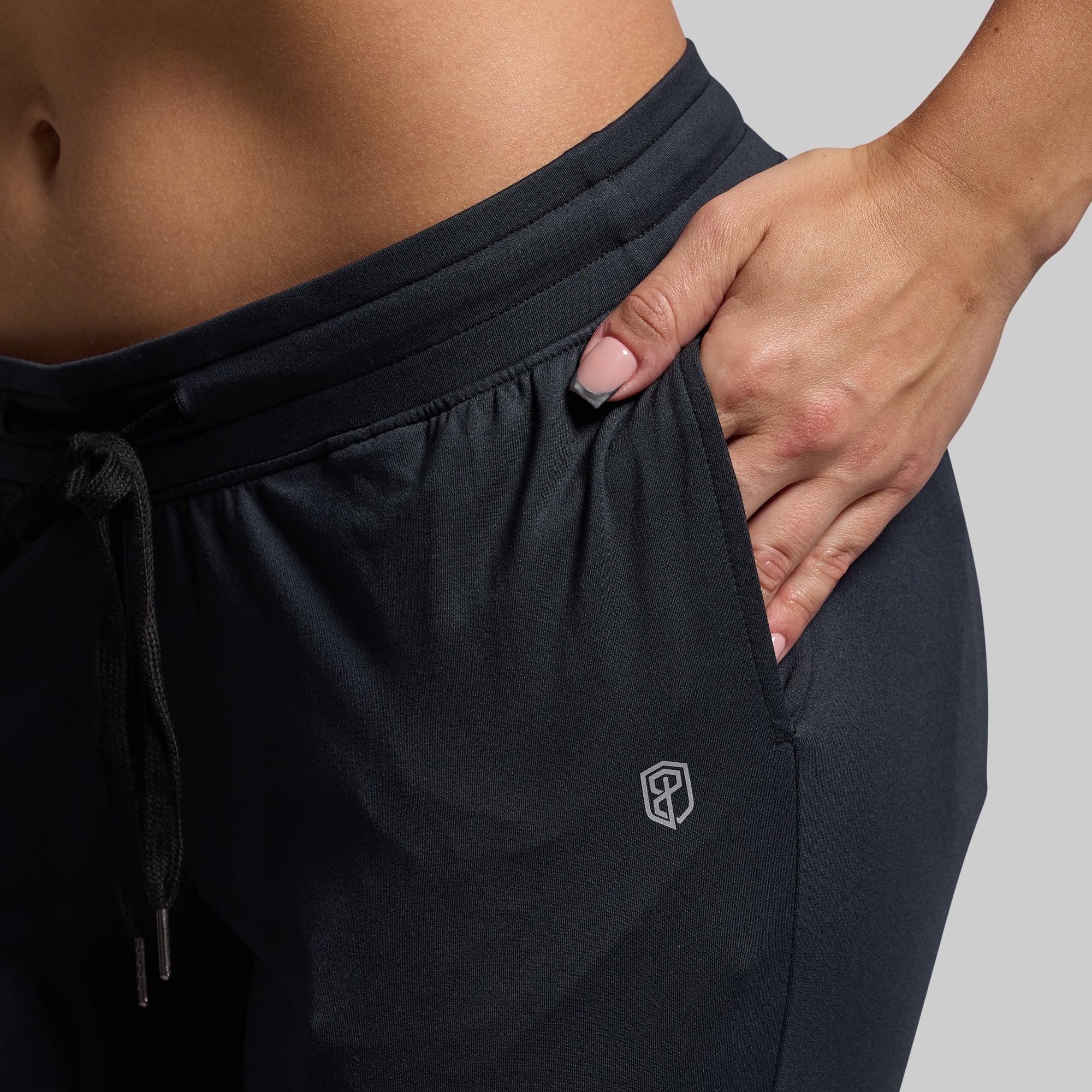 Women's Rest Day Low Rise Athleisure Jogger (Black) - Image 5