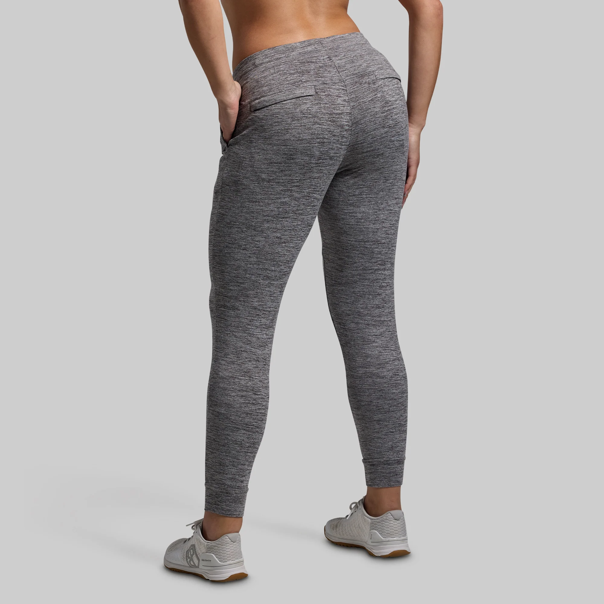 Women's Rest Day Low Rise Athleisure Jogger (Heather Grey) - Image 2