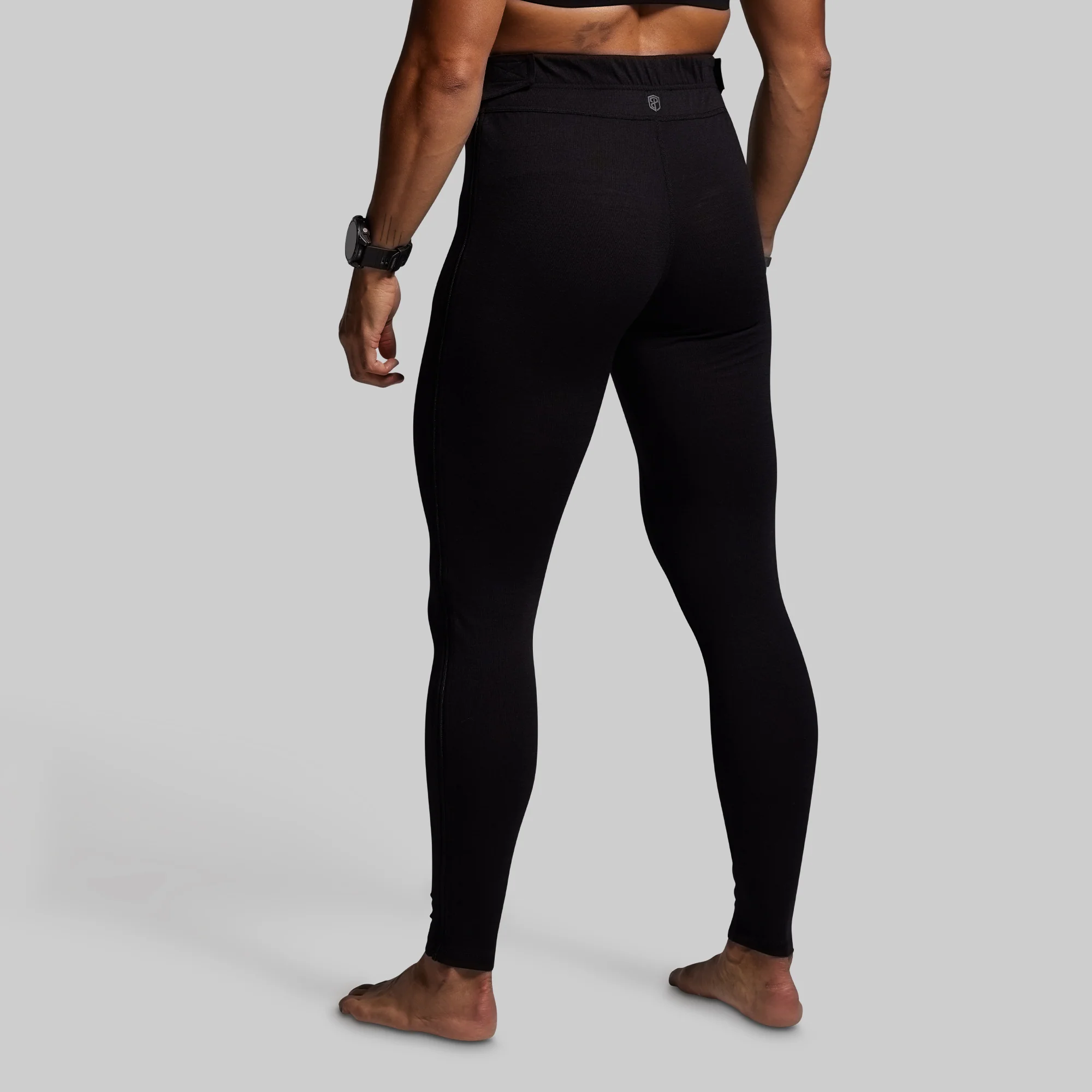 Women's Ridgeline Merino Full Zip Bottom 165 (Black) - Image 2
