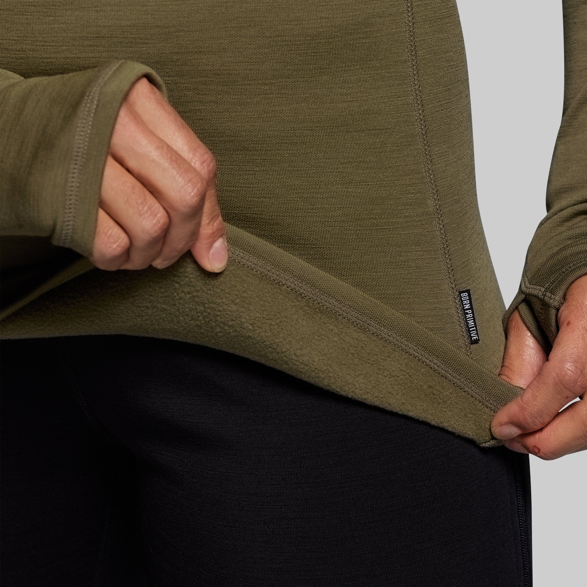 Women's Ridgeline Merino Thermal Top 240 (OD Green) - Image 5