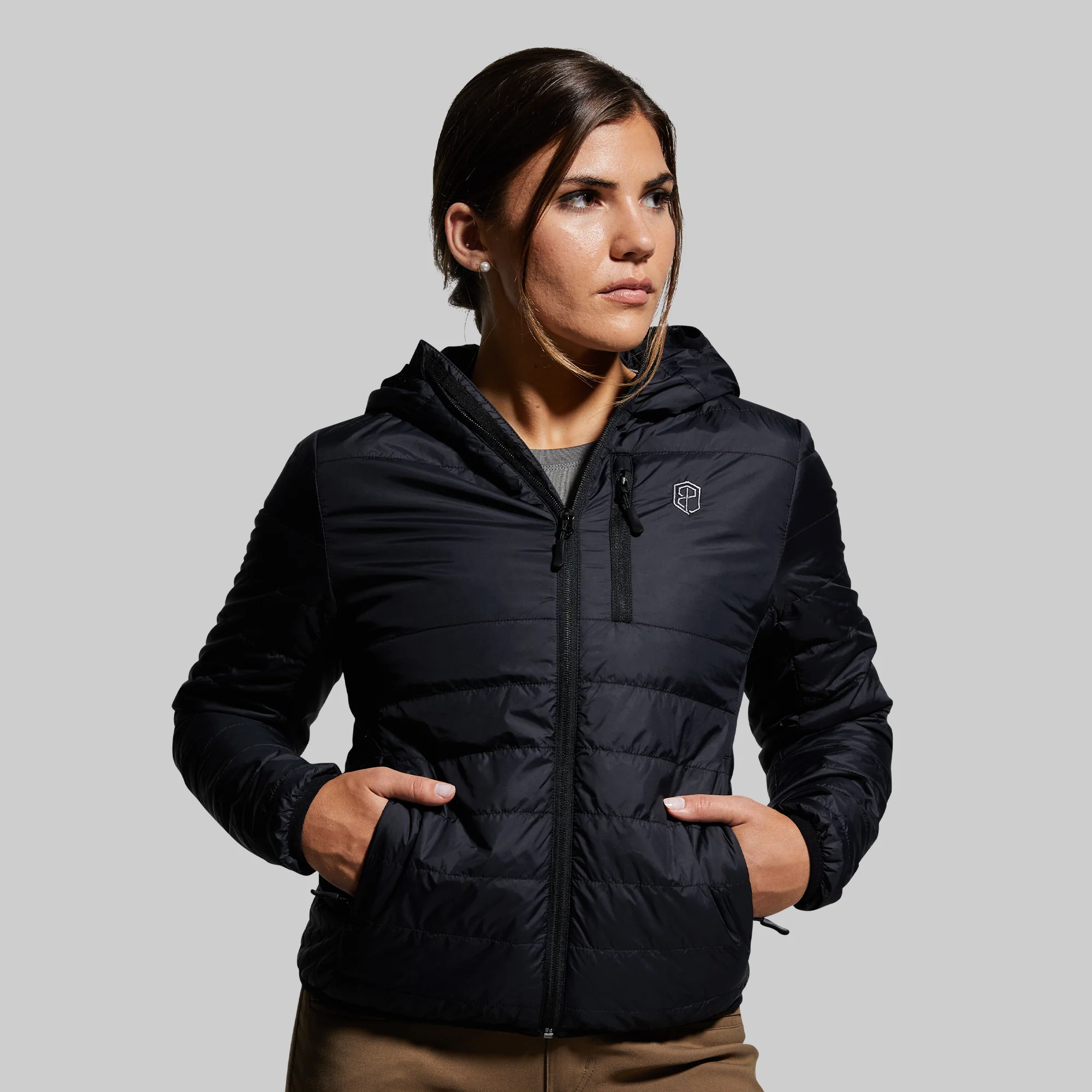 Women's Tundra Jacket Light (Black) - Image 4