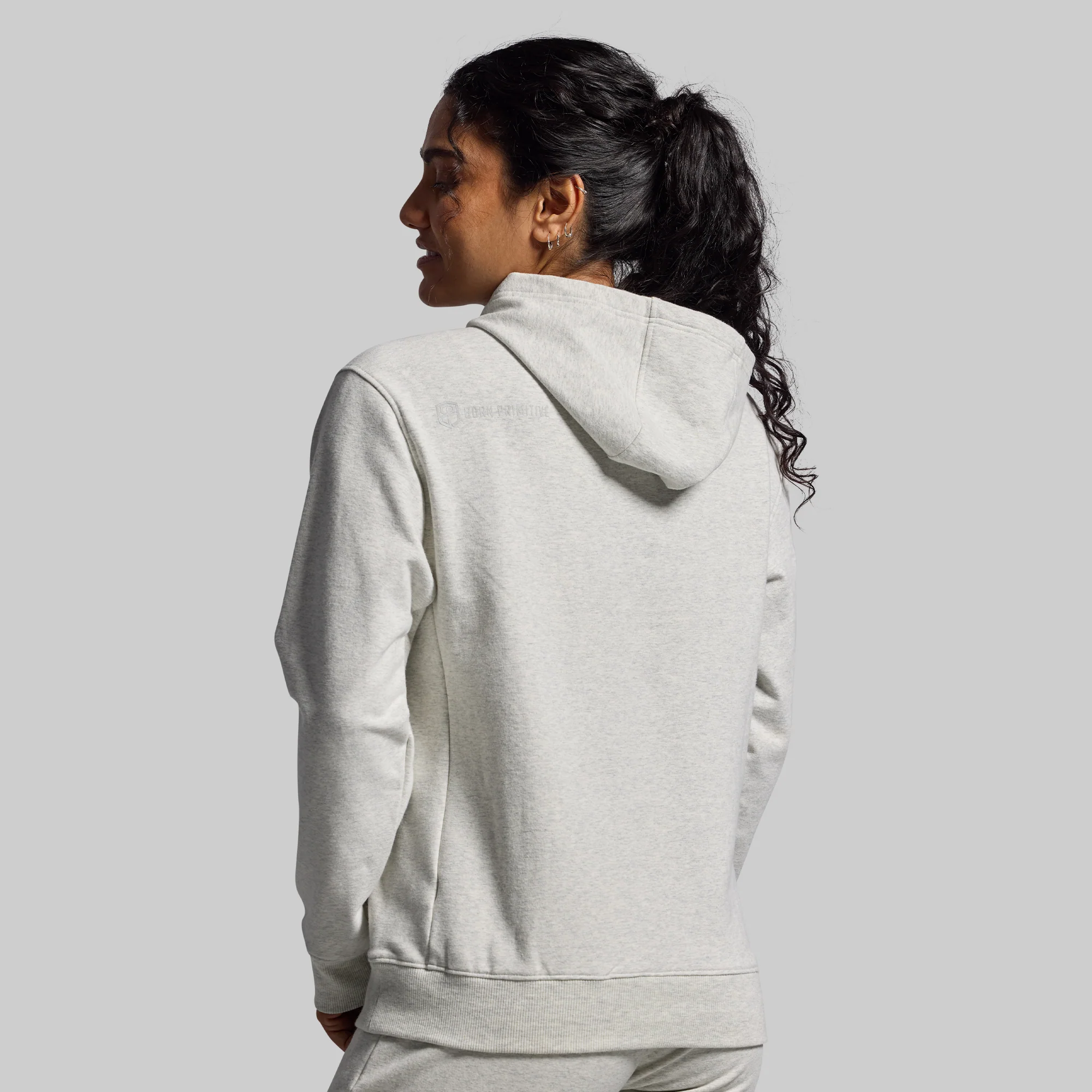 Women's Unmatched Jogger Set (Heather White) - Image 6