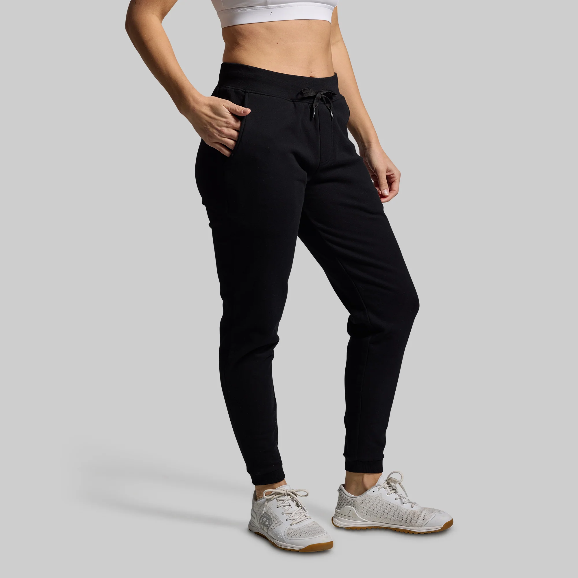 Women's Unmatched Jogger Set (Black) - Image 5