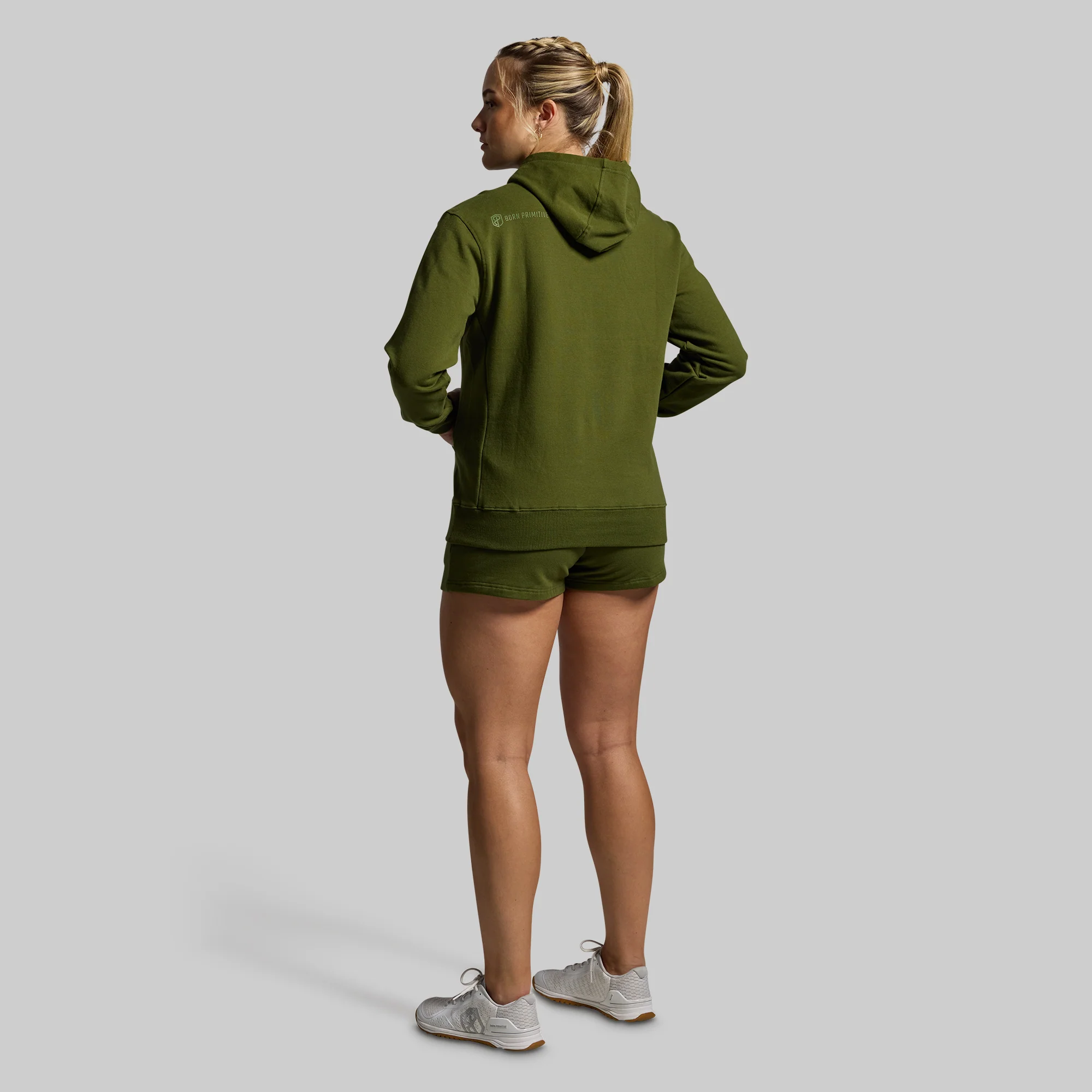 Women's Unmatched Short (Military Green) - Image 7