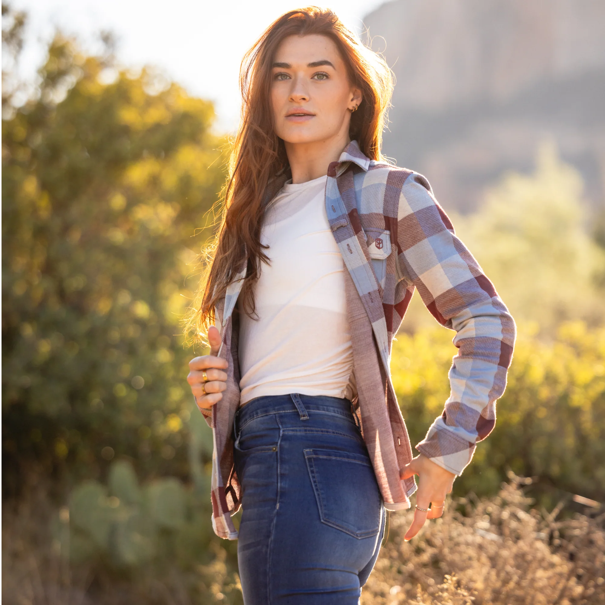 Woodsman Stretchy Flannel (Canyon) - Image 2