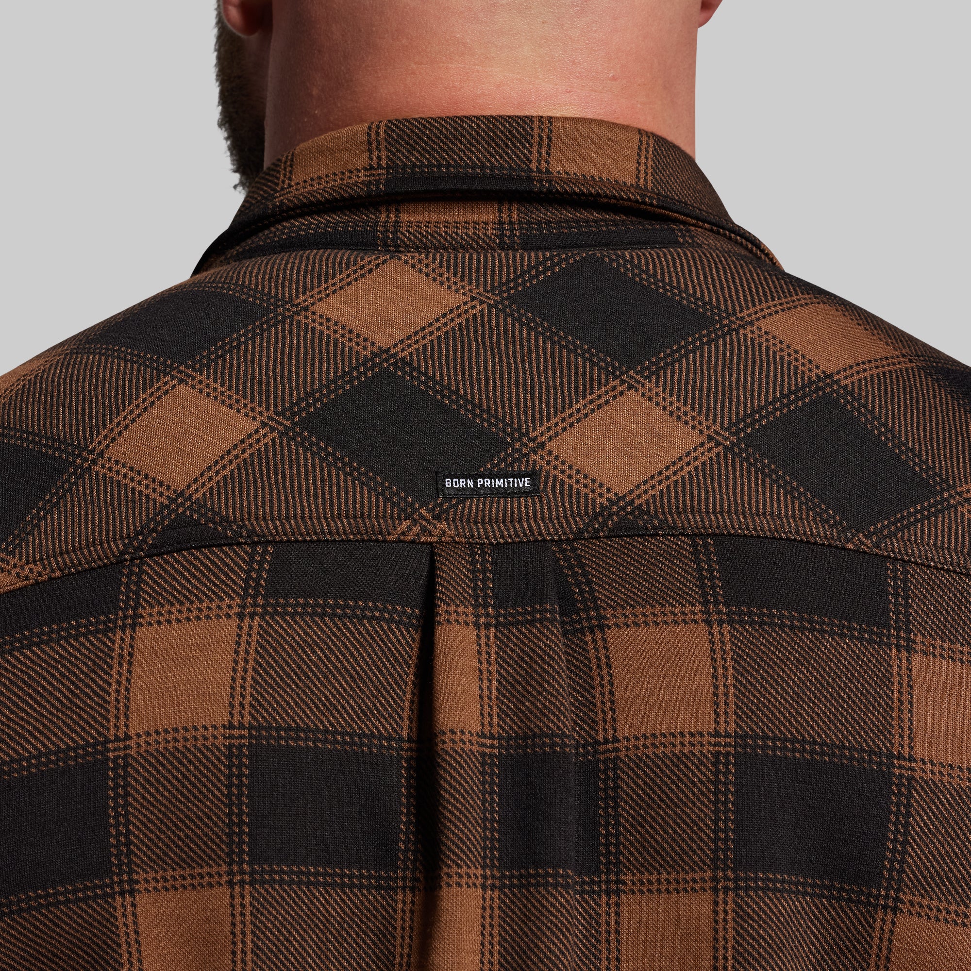 Woodsman Stretchy Flannel (Coyote Brown/Black) - Image 5