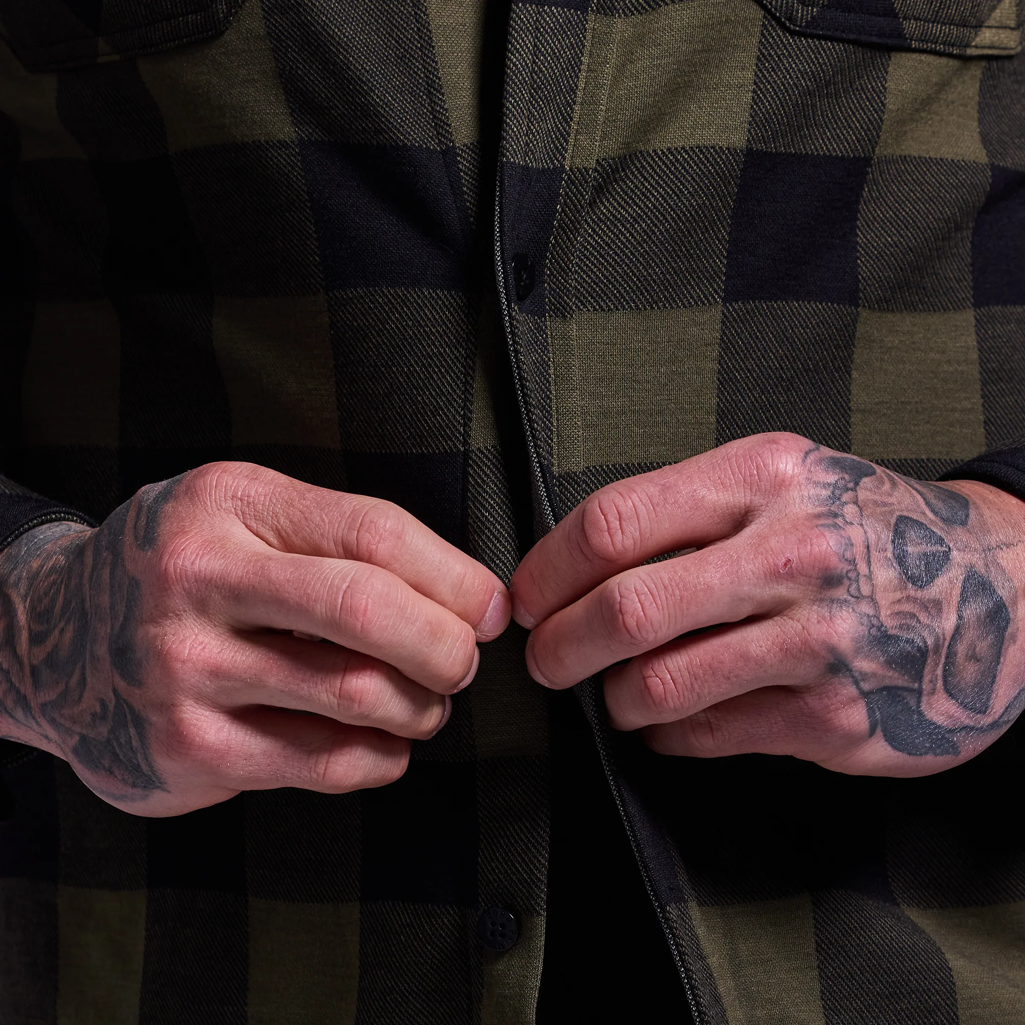Woodsman Stretchy Flannel (Forest) - Image 10