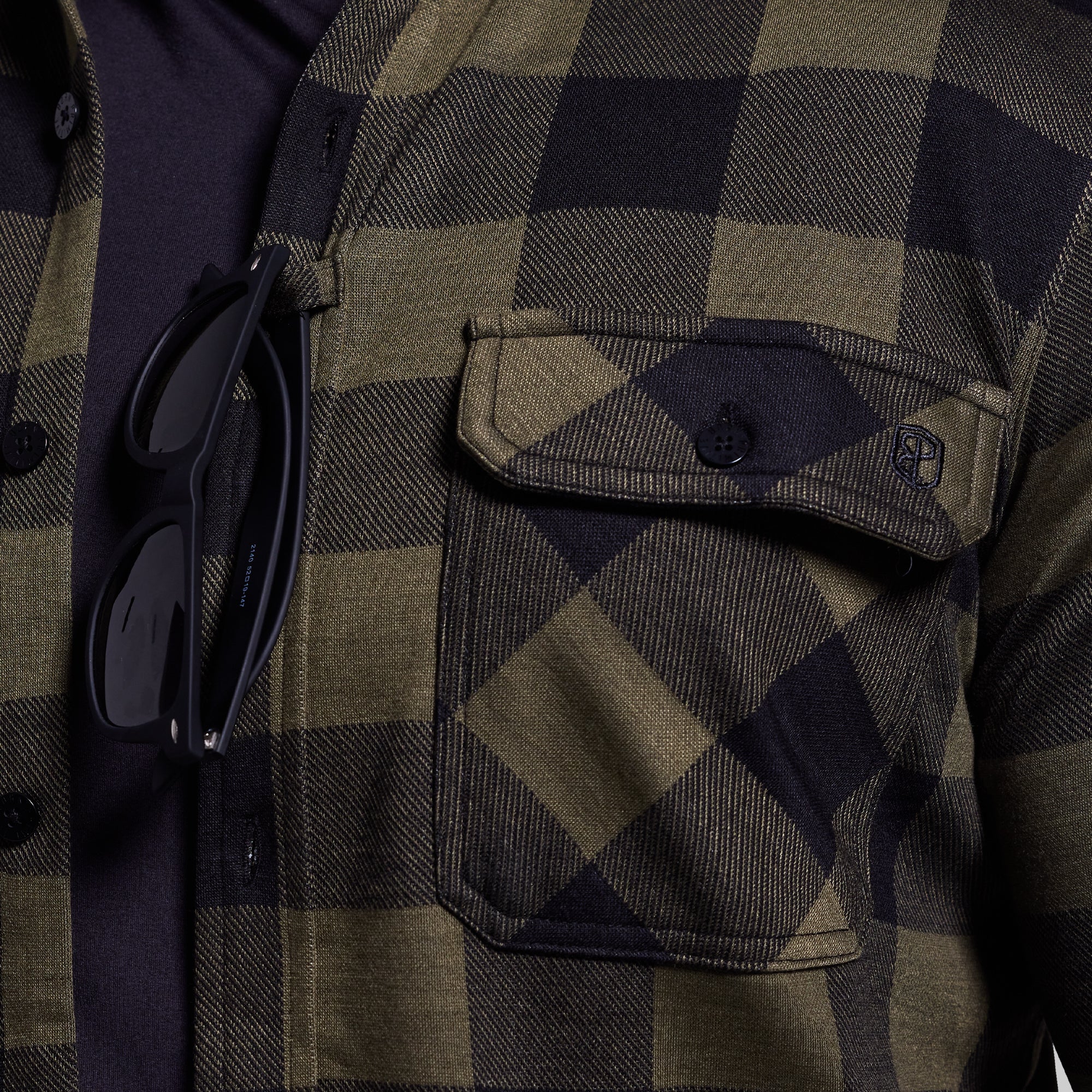 Woodsman Stretchy Flannel (Forest) - Image 7