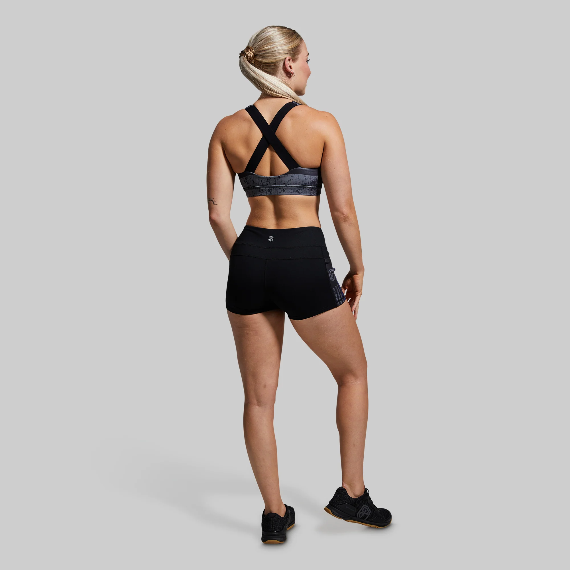 Your Essential Original Sports Bra (Thin Blue Line Gunmetal) - Image 5