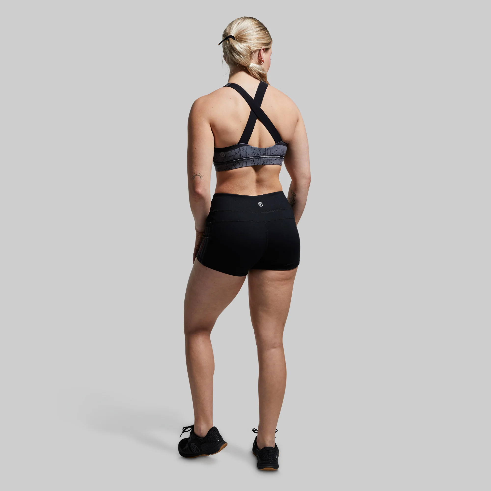 Your Essential Original Sports Bra (Thin Red Line Gunmetal) - Image 5