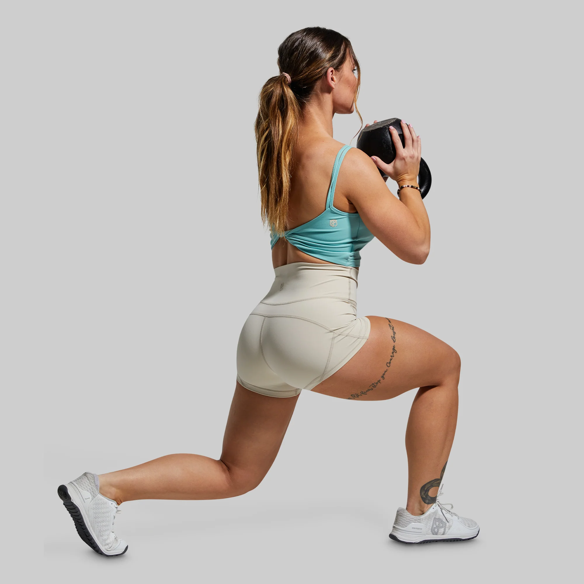 Your Go To Booty Short (Oatmeal) - Image 3