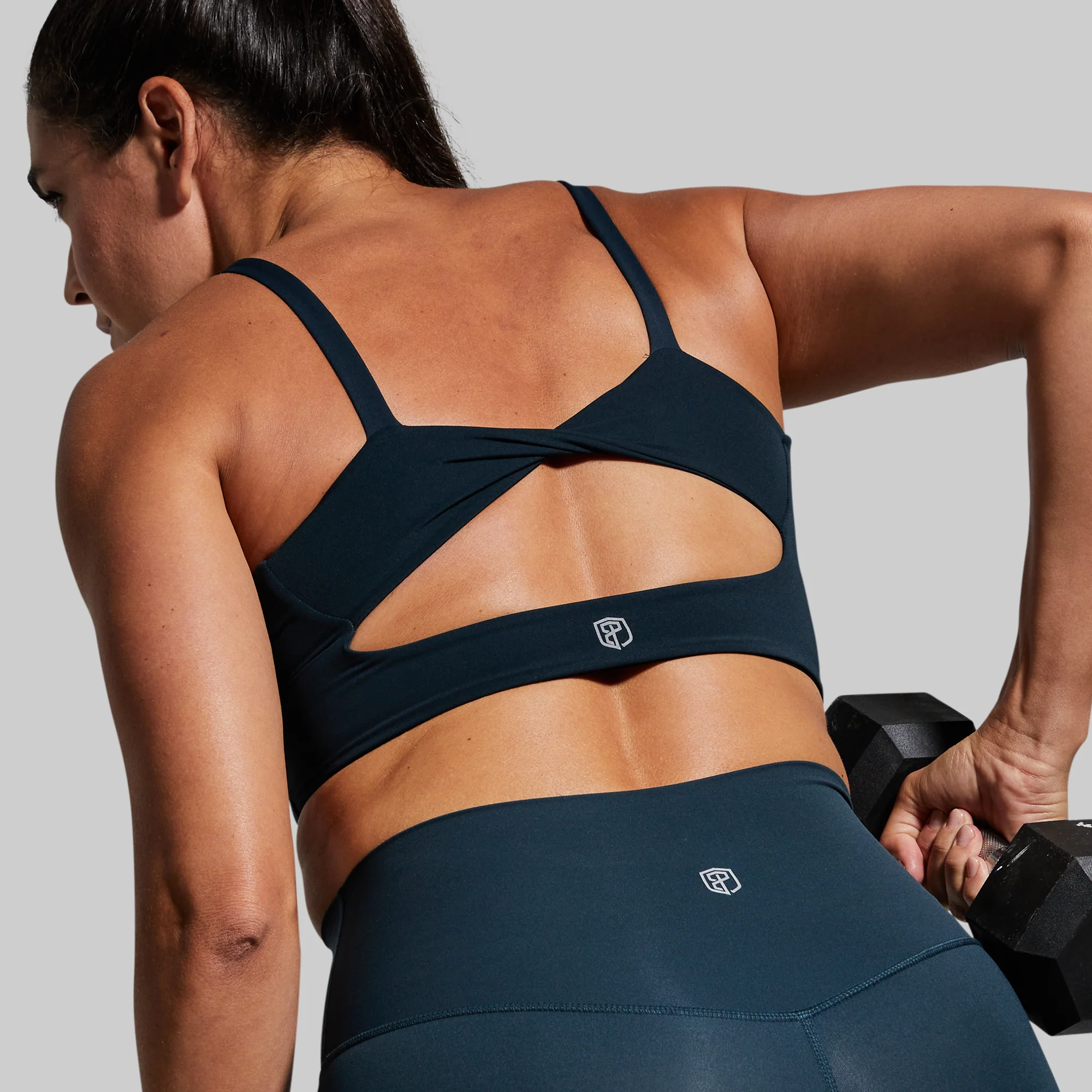 Your Go To Sports Bra (Deep Teal) - Image 3
